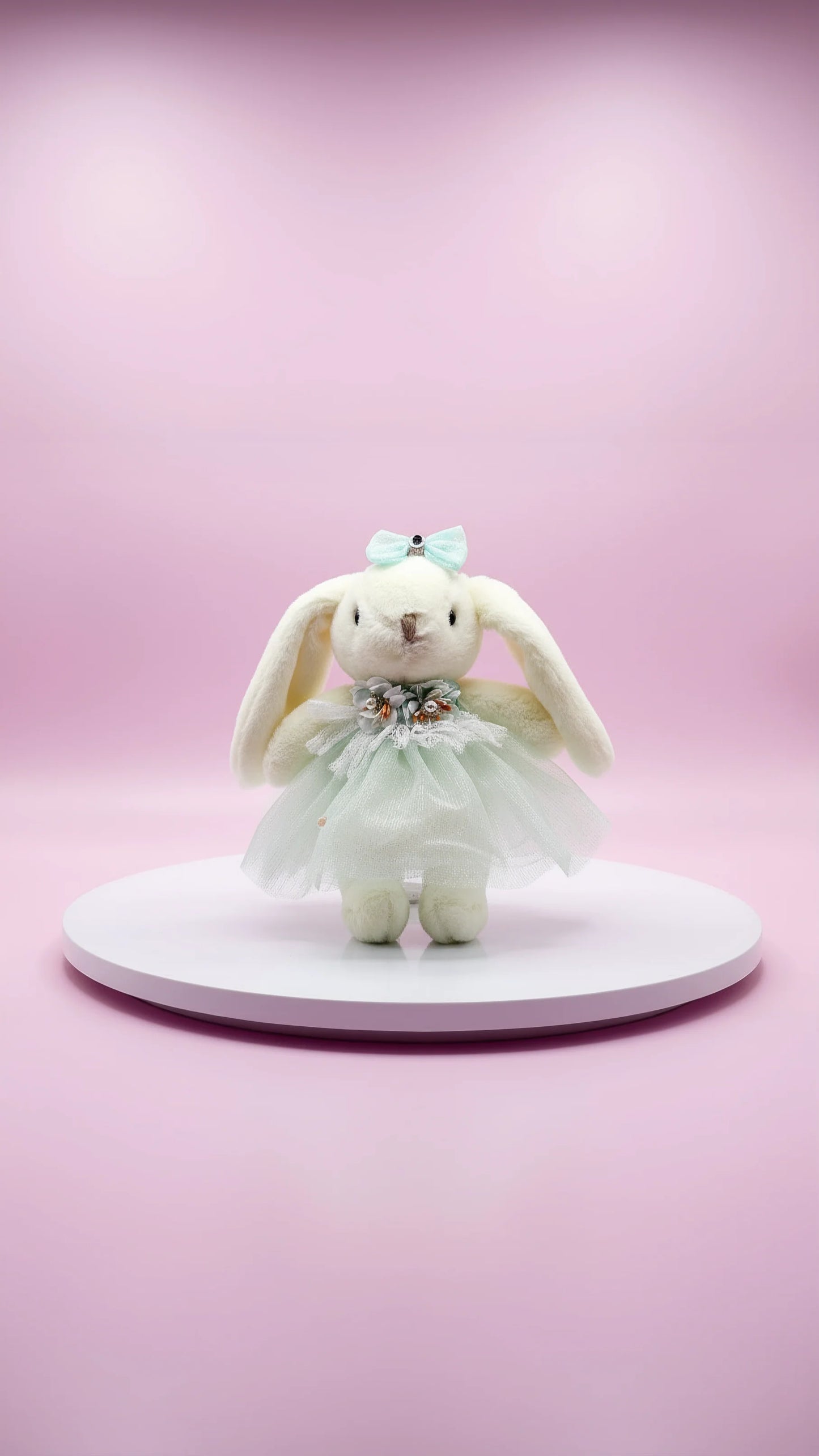 Softie Squad Bunny Rabbit Key Ring & Bag Charm