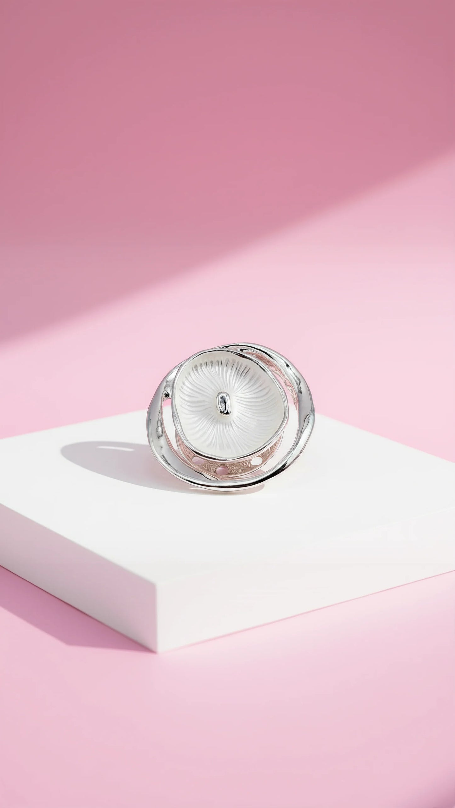 Abstract Magnetic Lilly Brooch