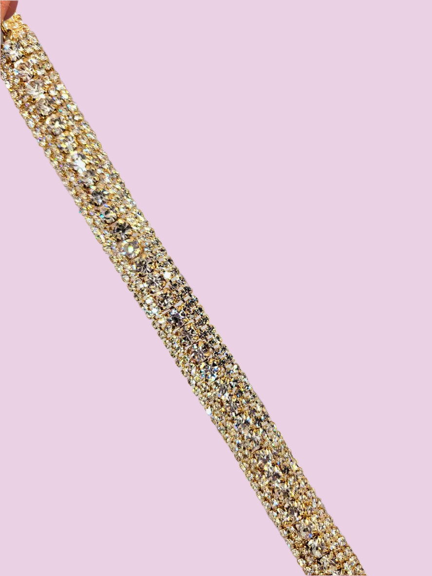 Gold Crystal Bracelet