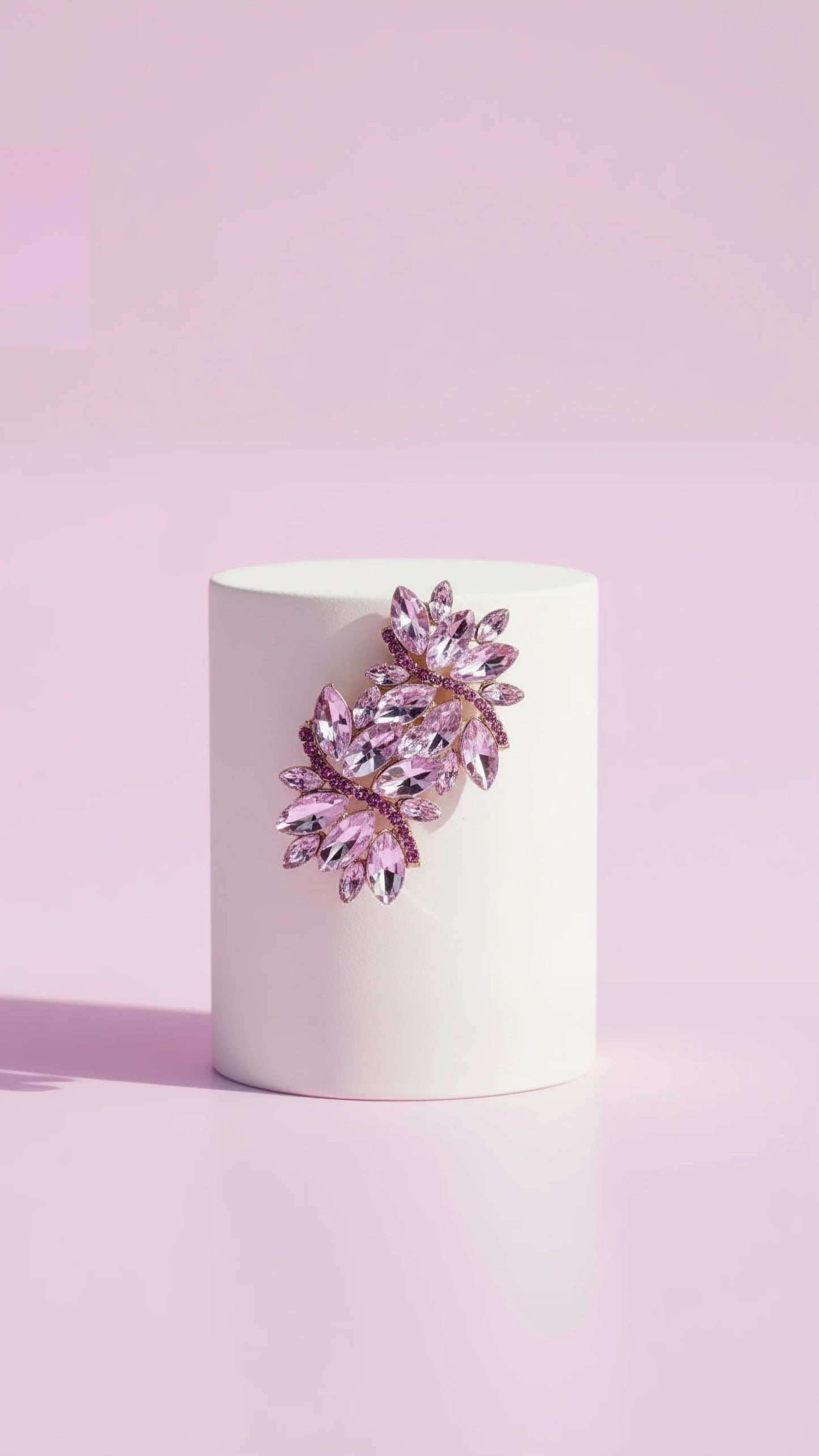 Star Burst Crystal Stud Earrings