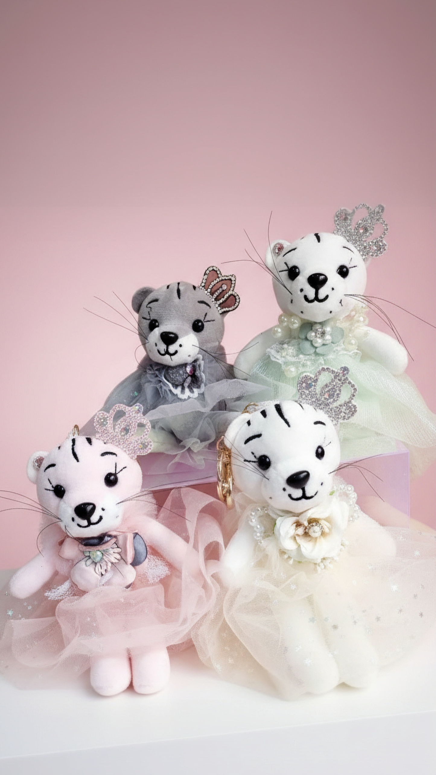 Mini Softie Squad Tiger Bag Charm Key Ring & Bag Charm