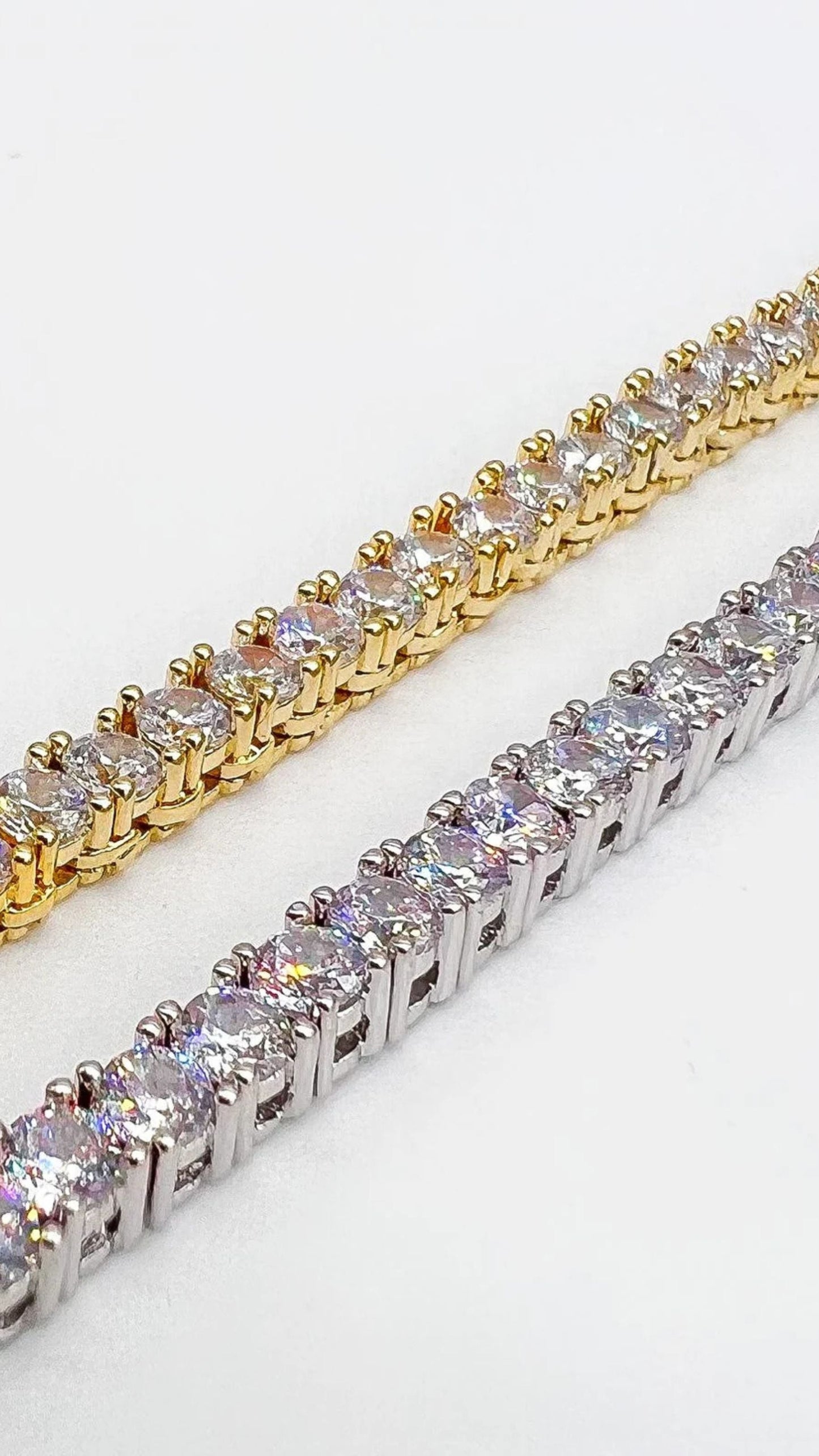 Iced Out Crystal Bling Tennis Chain