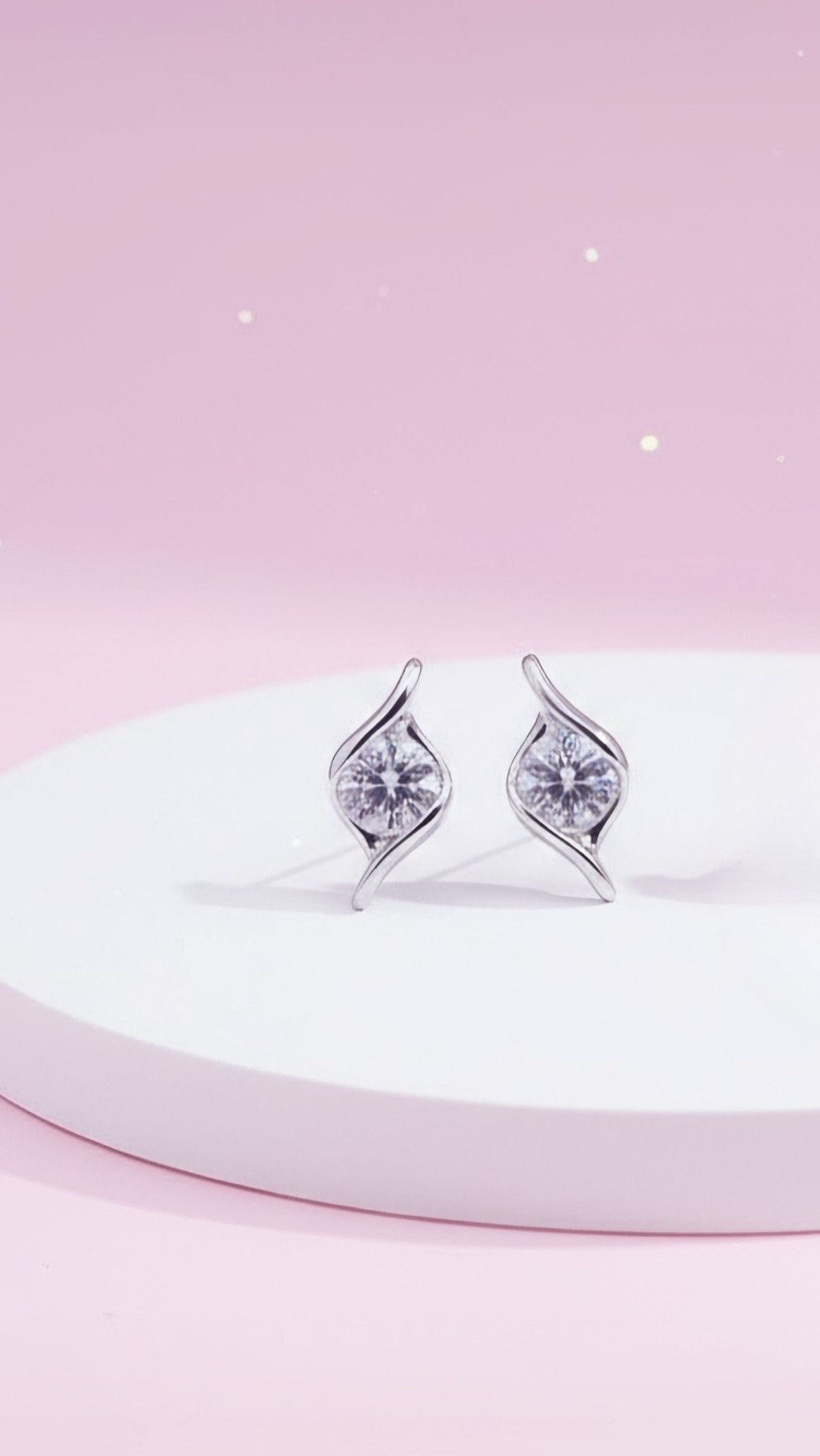 Brilliant Cut Crystal Stud Earrings
