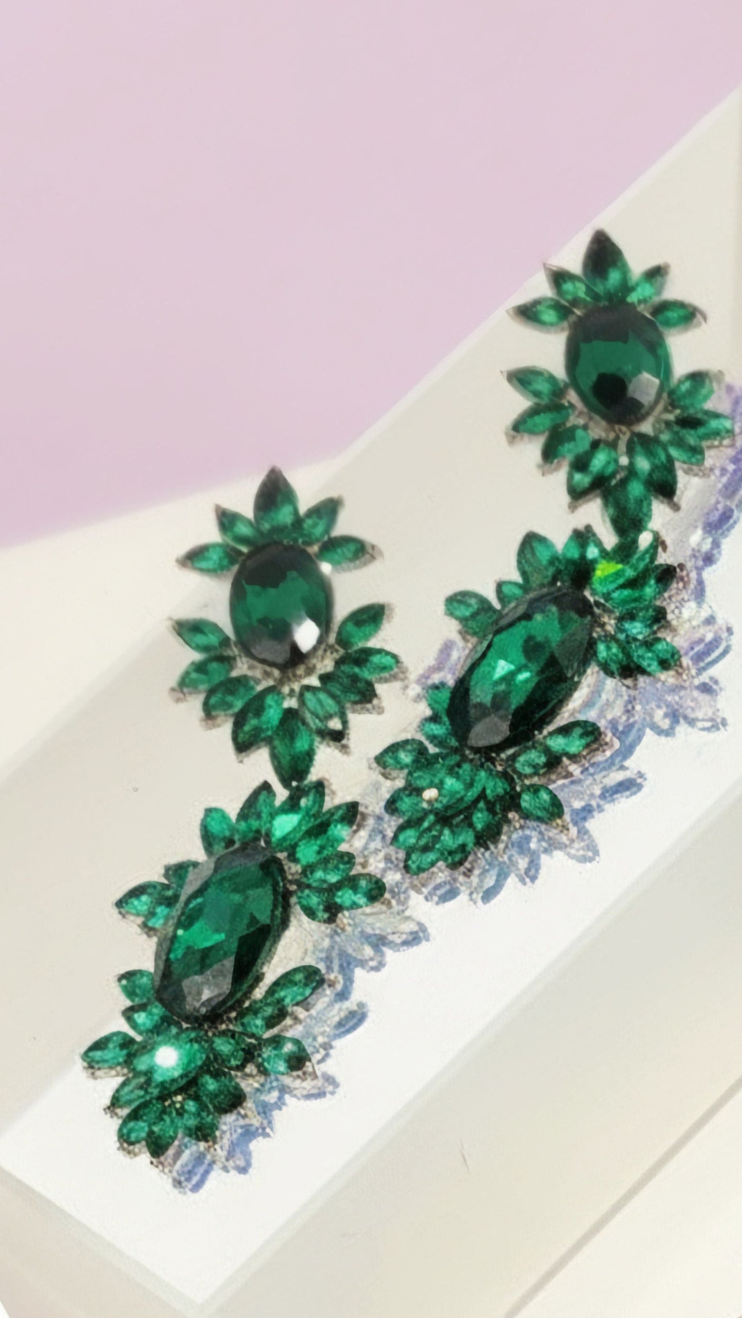 Magnum Crystal Drop and Dangle Earrings