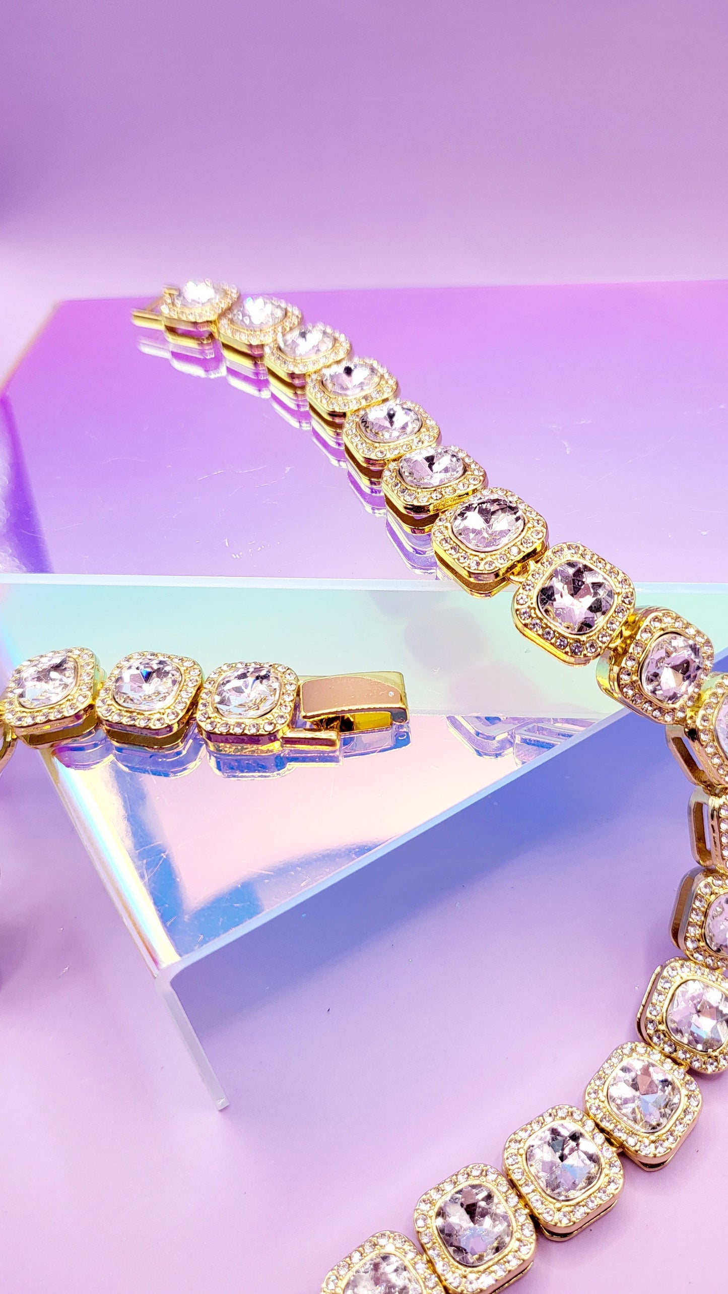 Iced Out Square Necklace
