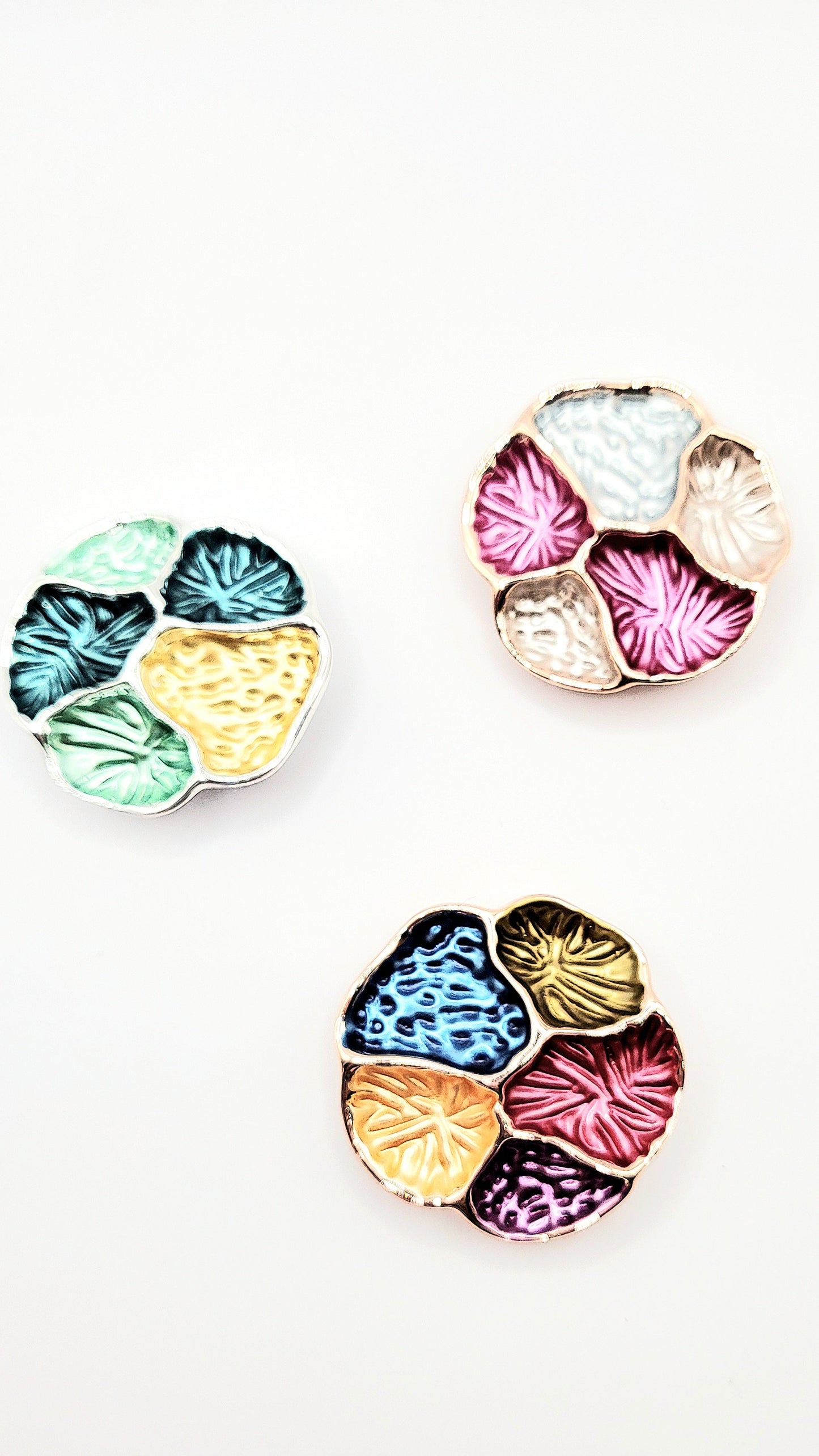 Abstract Magnetic Cluster Brooch