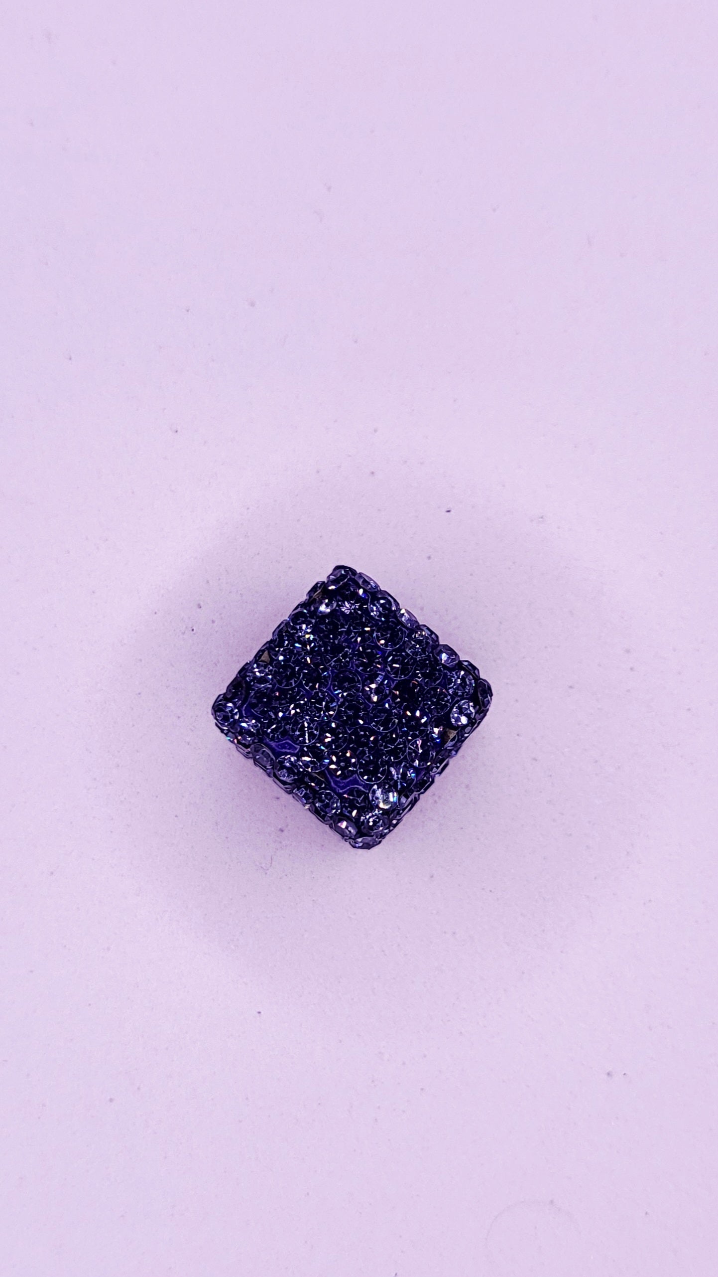Crystal Cube Stacking Charm