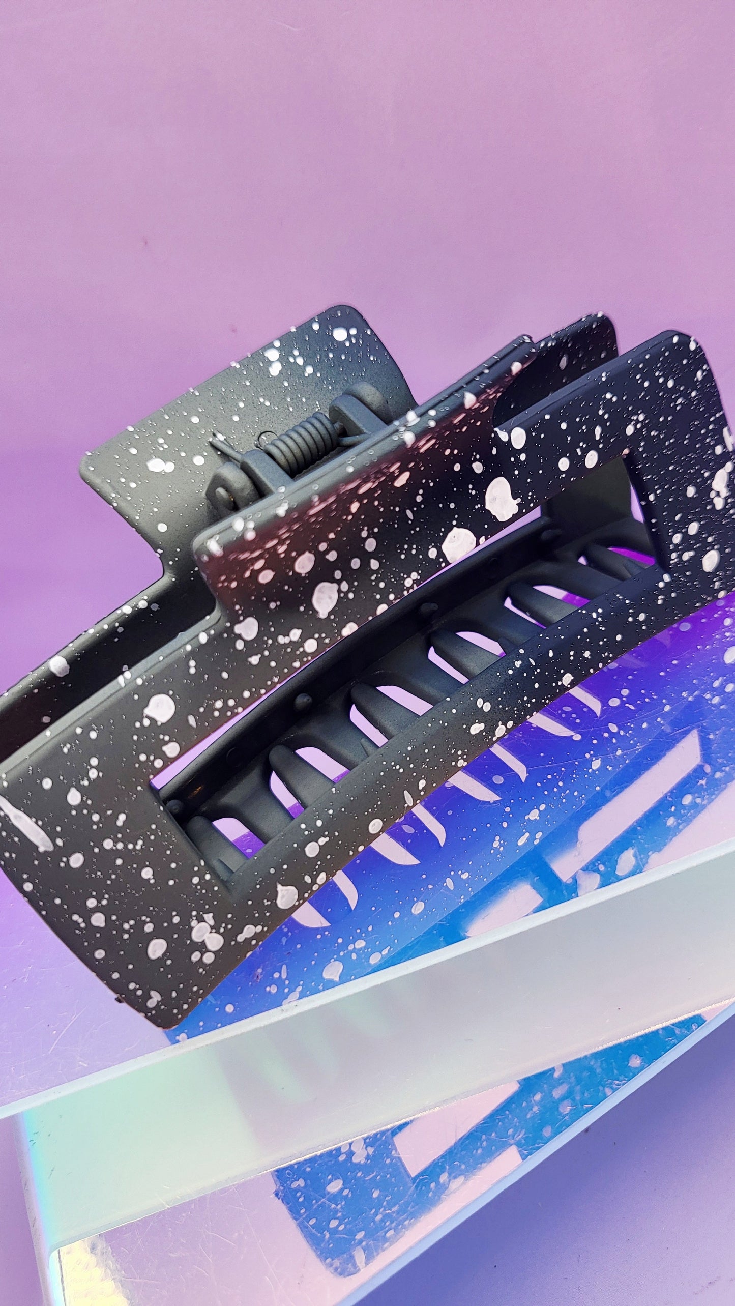 Neon Splash Hair Clamps Pack of 12