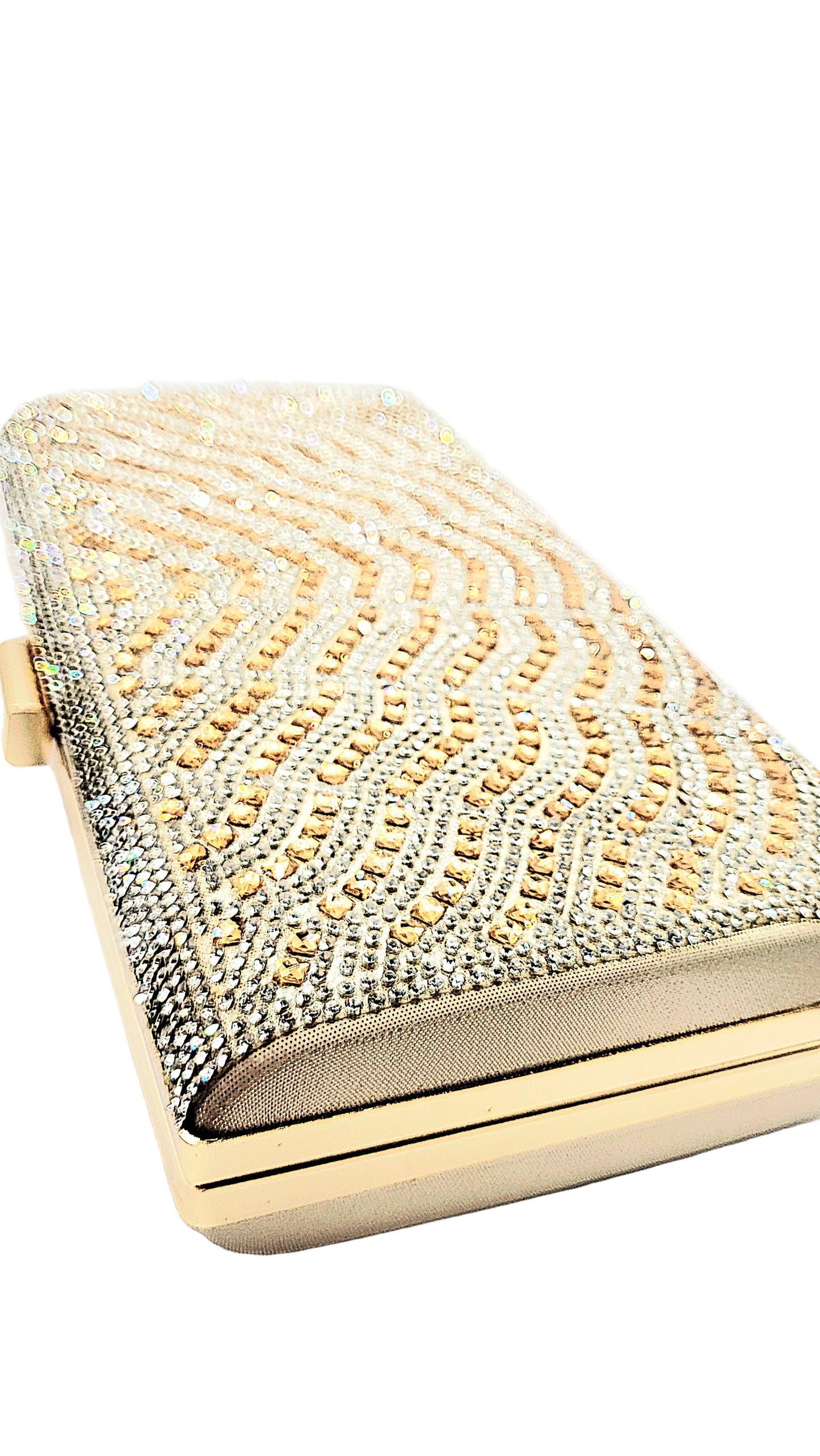 Mirrored Box Clutch Bag