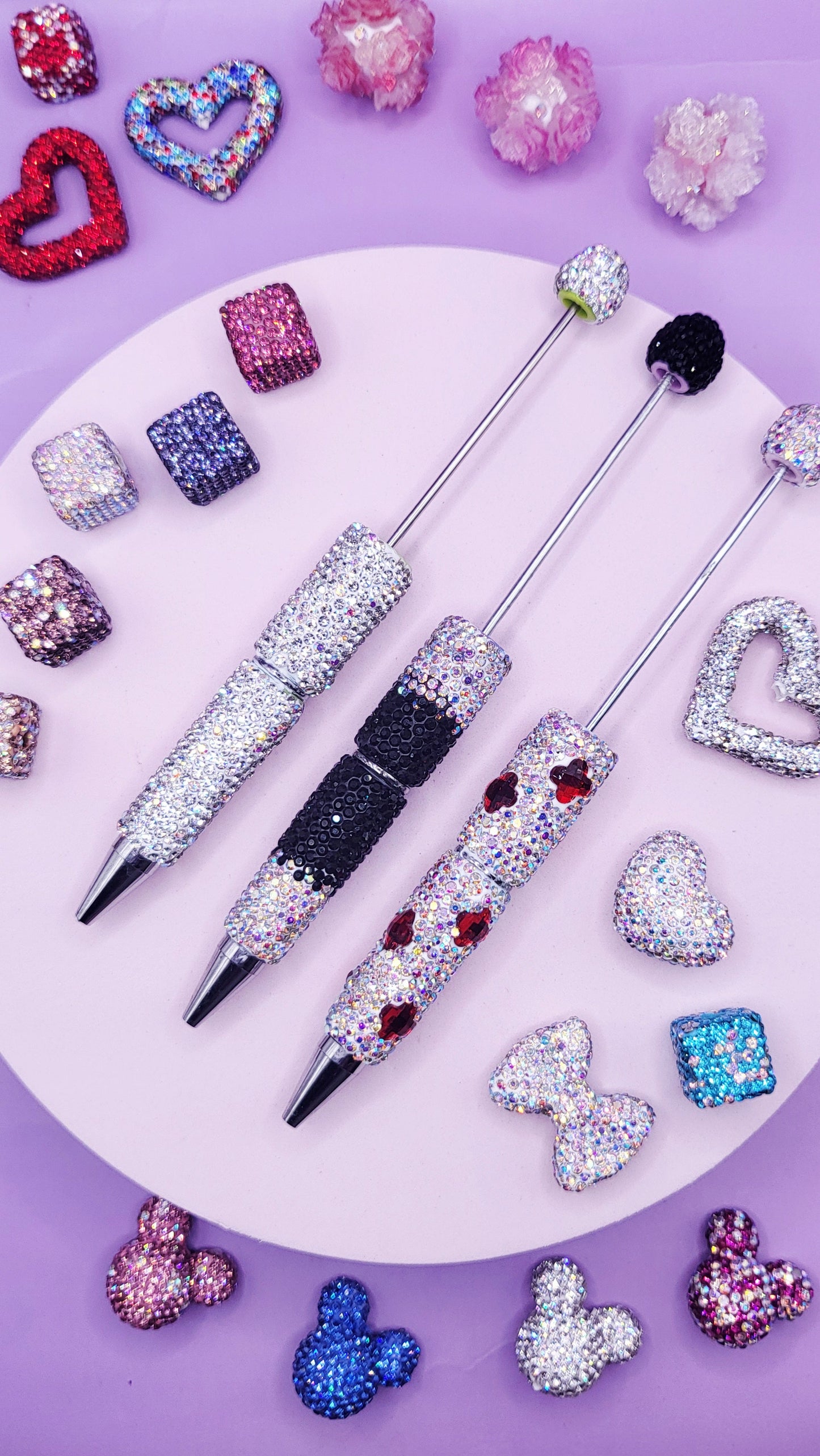 Crystal Charm Stacking Pen