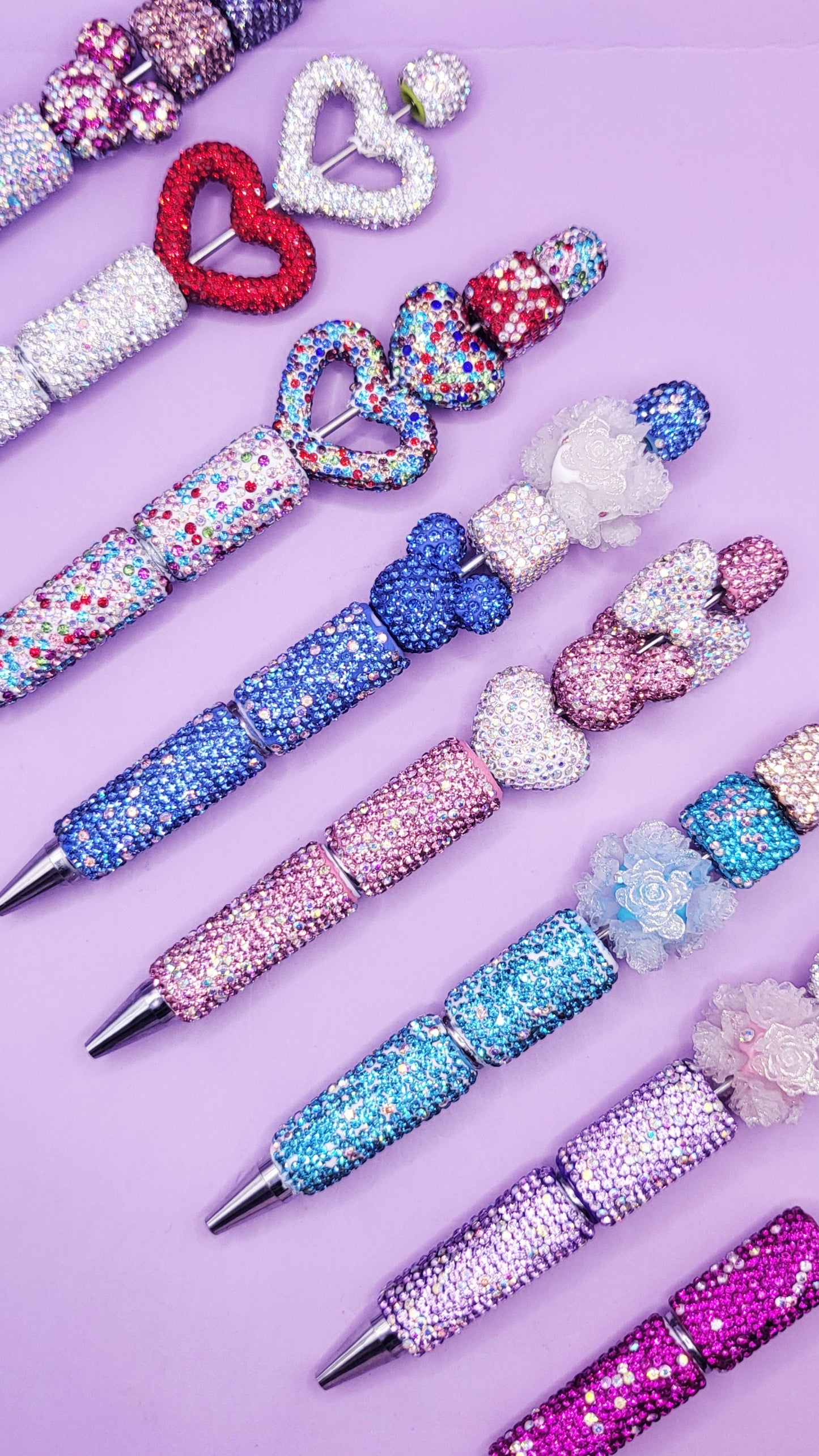 Crystal Charm Stacking Pen