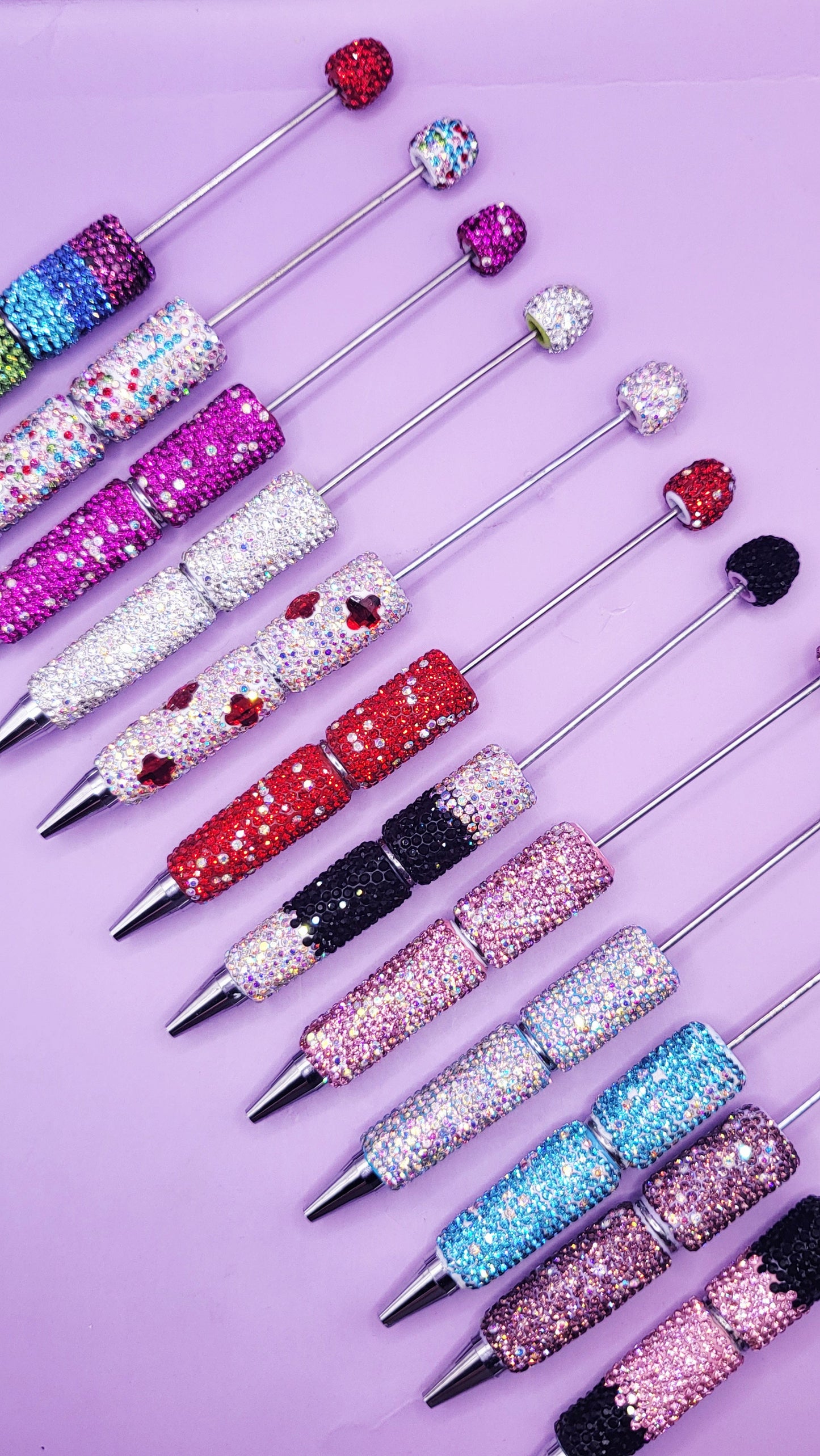 Crystal Charm Stacking Pen