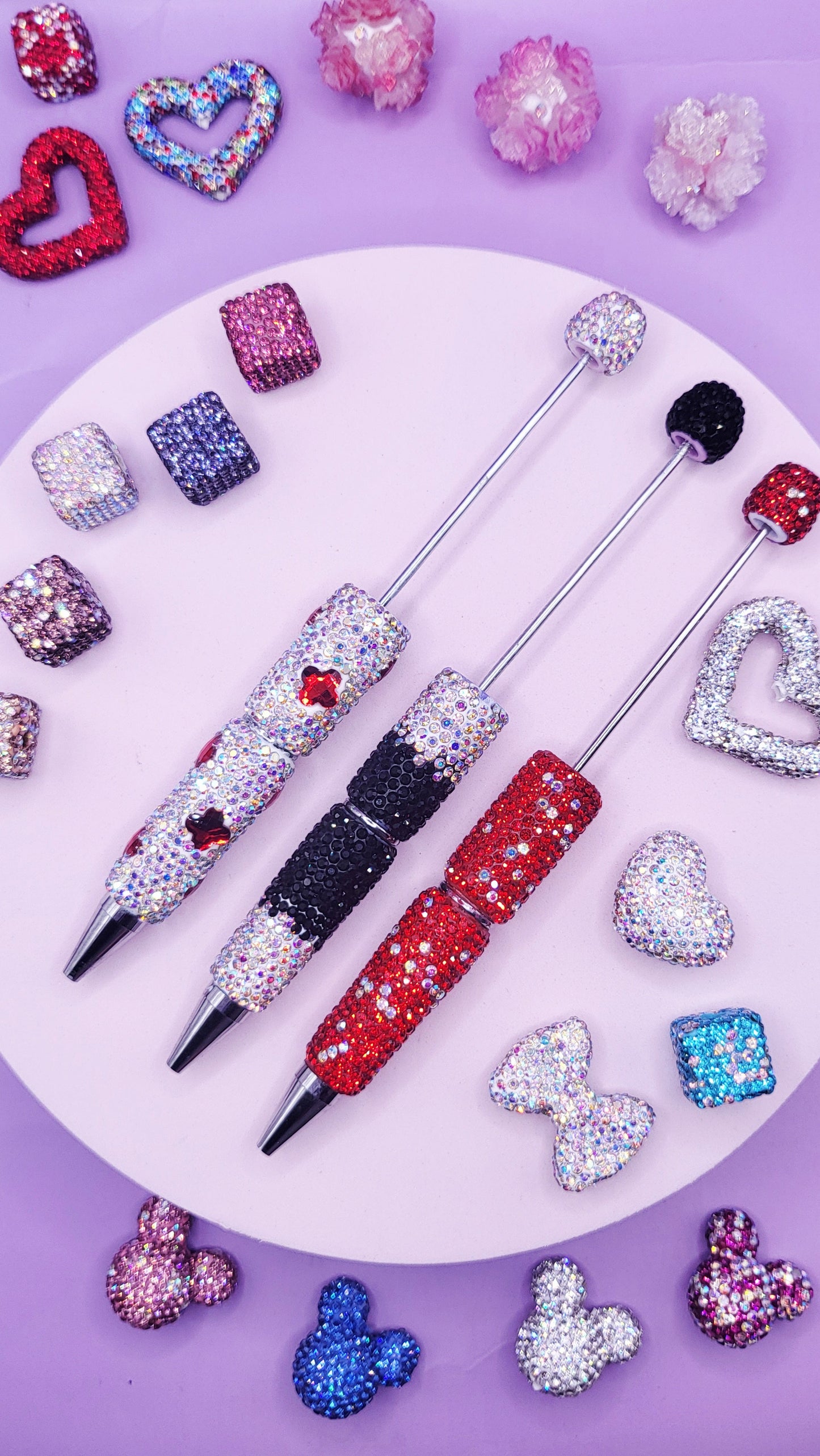 Crystal Charm Stacking Pen