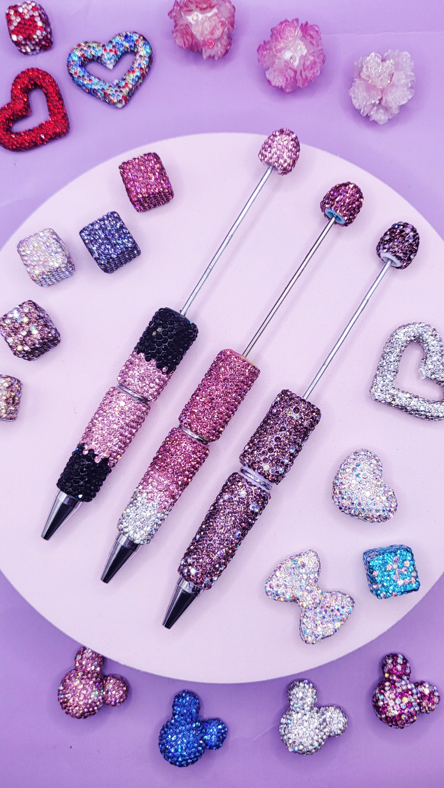 Crystal Charm Stacking Pen