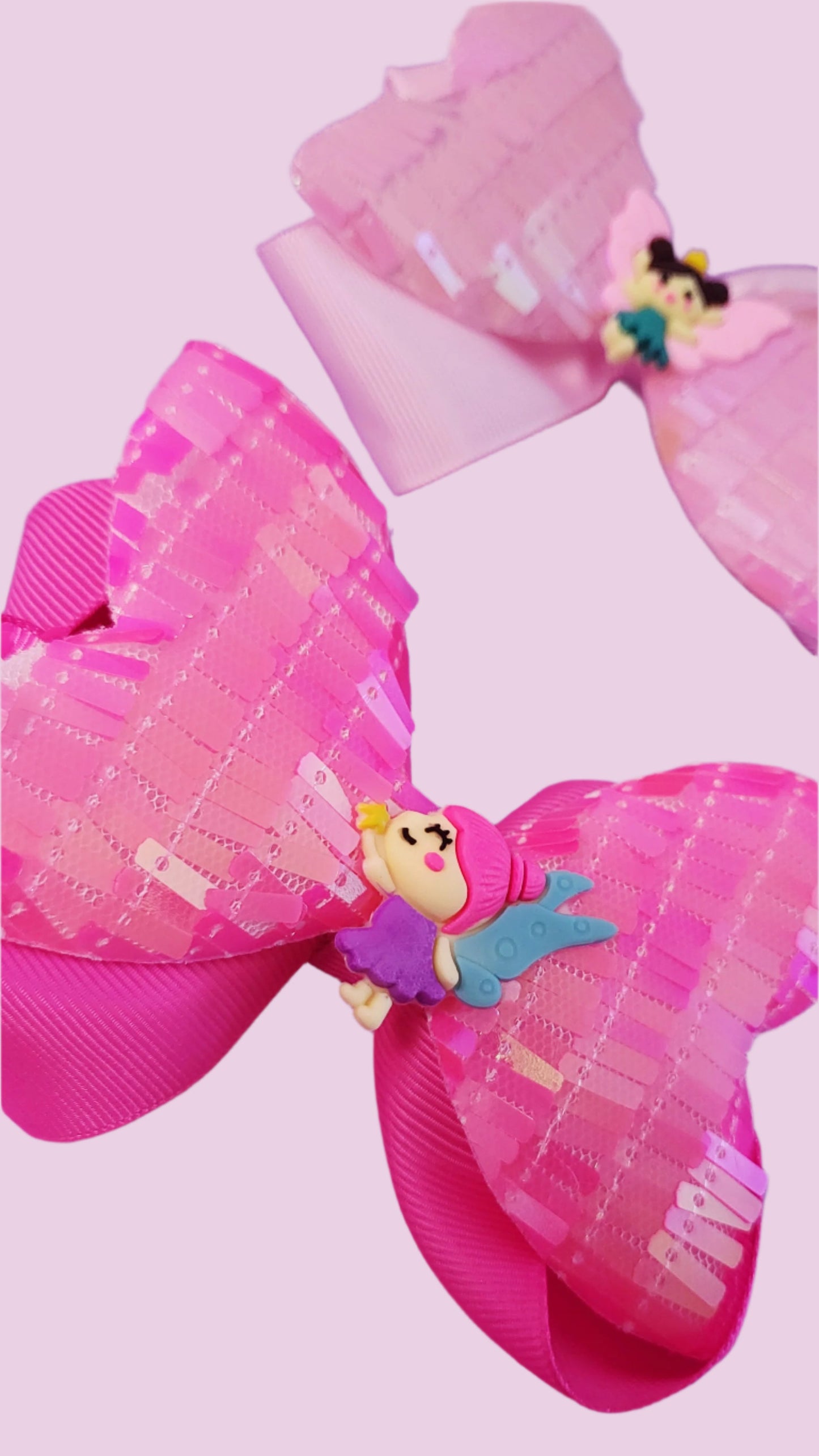Fairy Iridescent Hair Bow Clip Slide Pack of 12