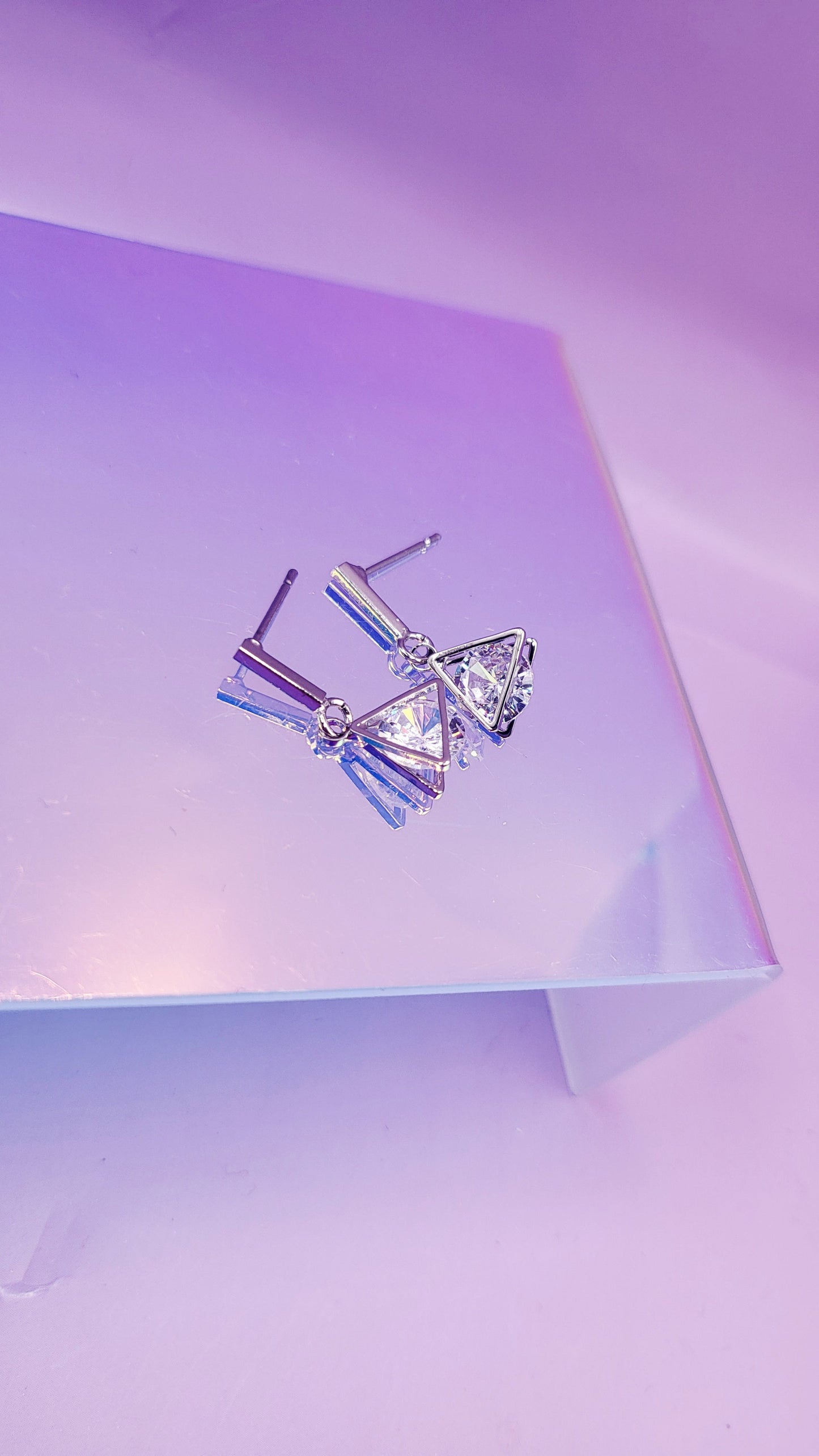 Prism Crystal Drop and Dangle Earrings