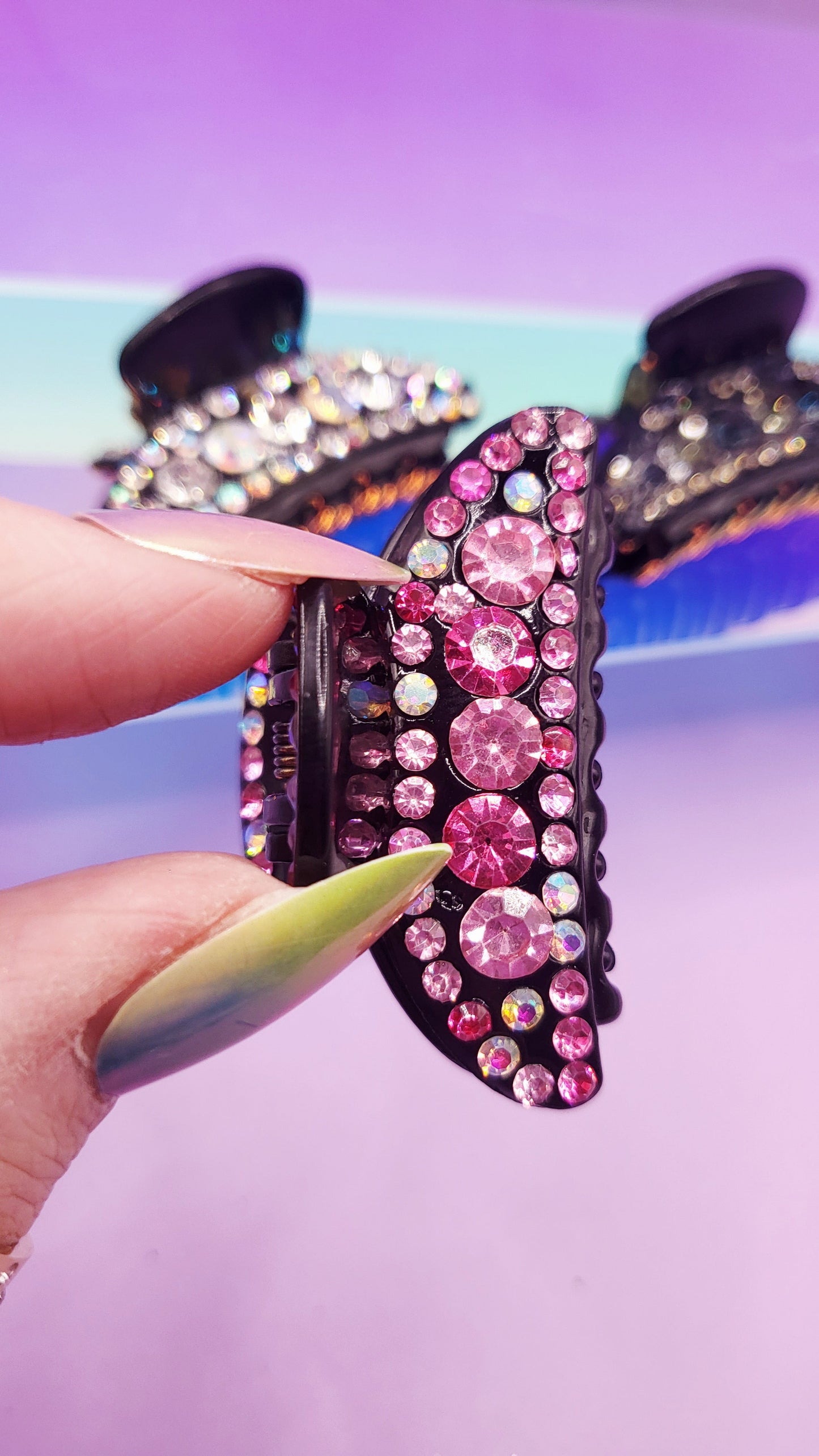 Luxe Jeweled Hair Clamps Pack of 12