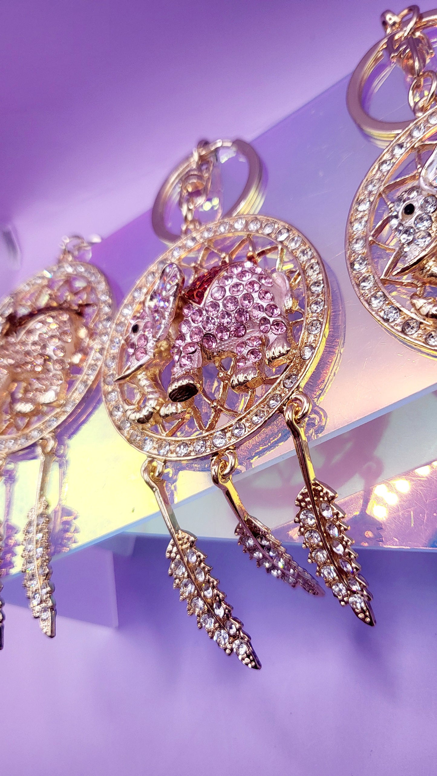 Tribal Elephant Key Ring