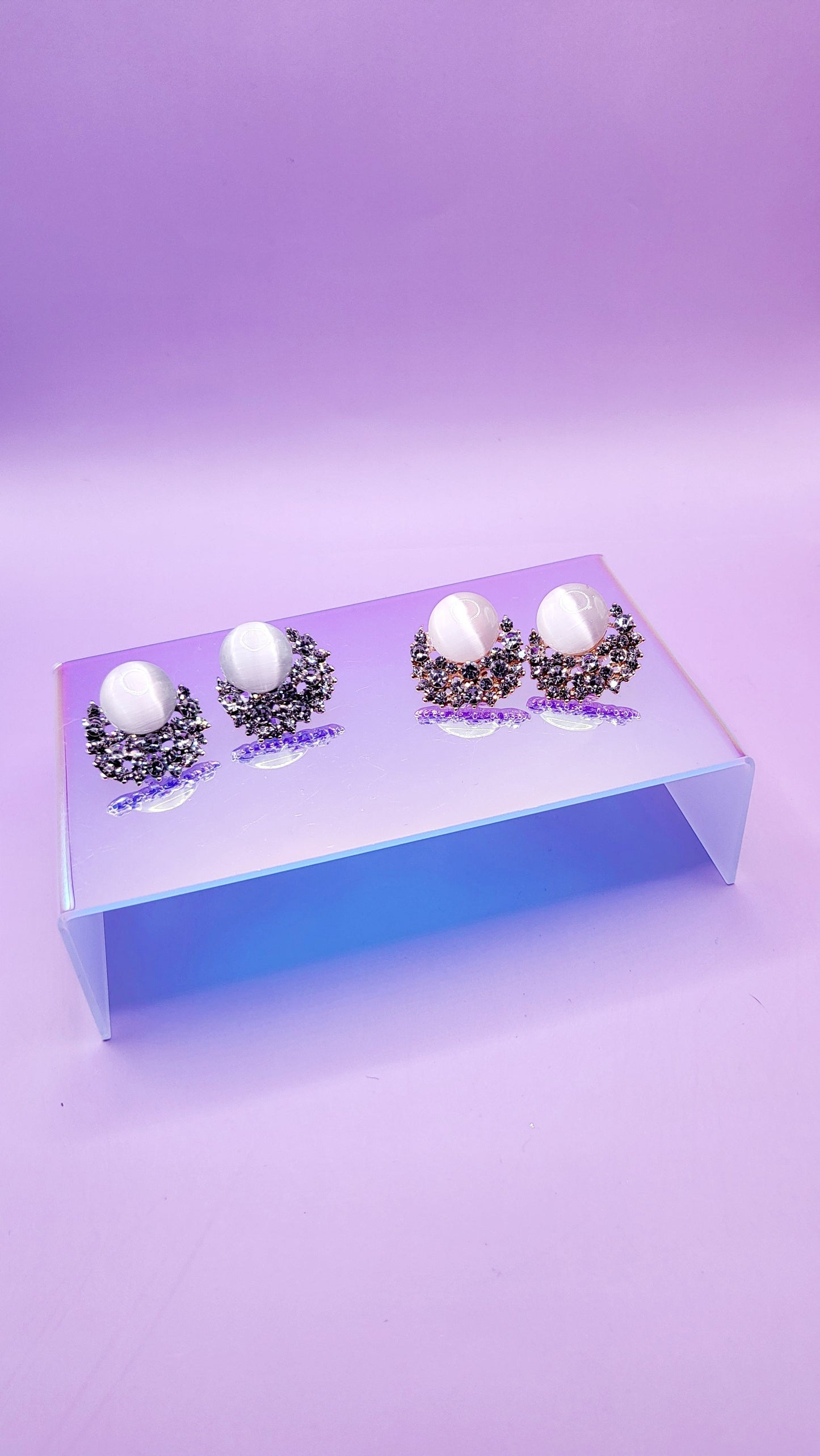 Illume Crystal Non Pierced Clip On Earrings