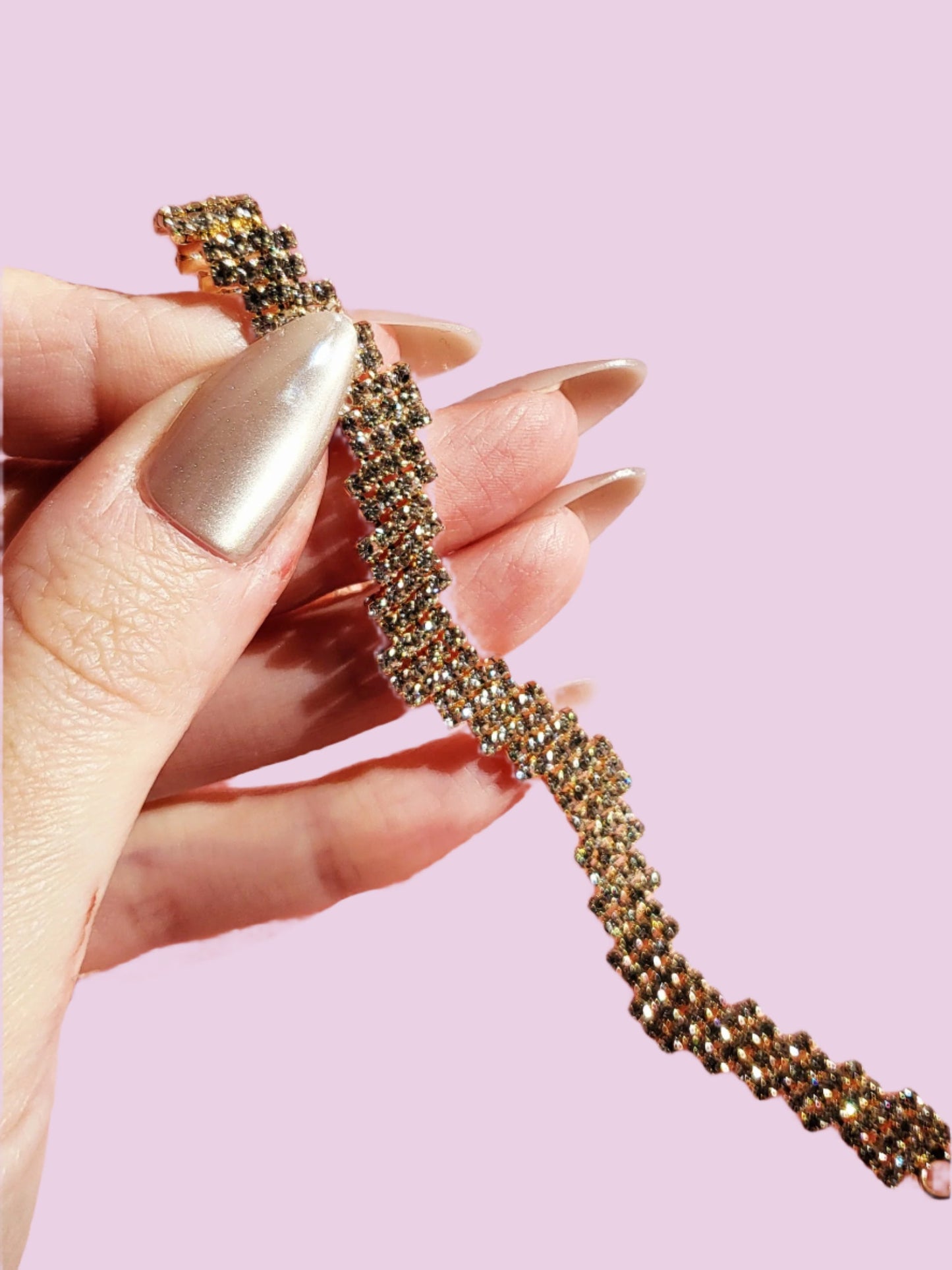 Wavey Crystal Bracelet