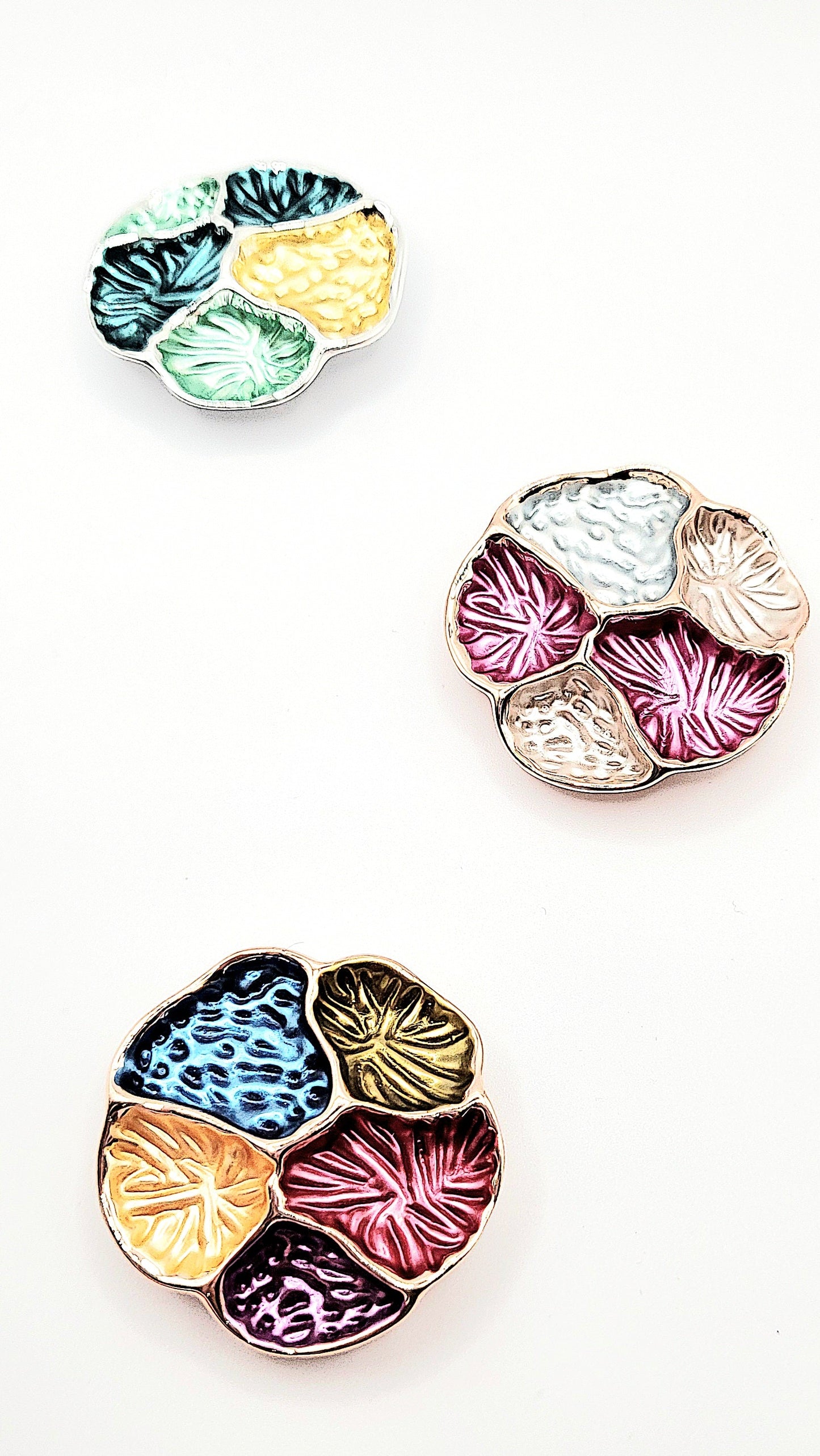 Abstract Magnetic Cluster Brooch