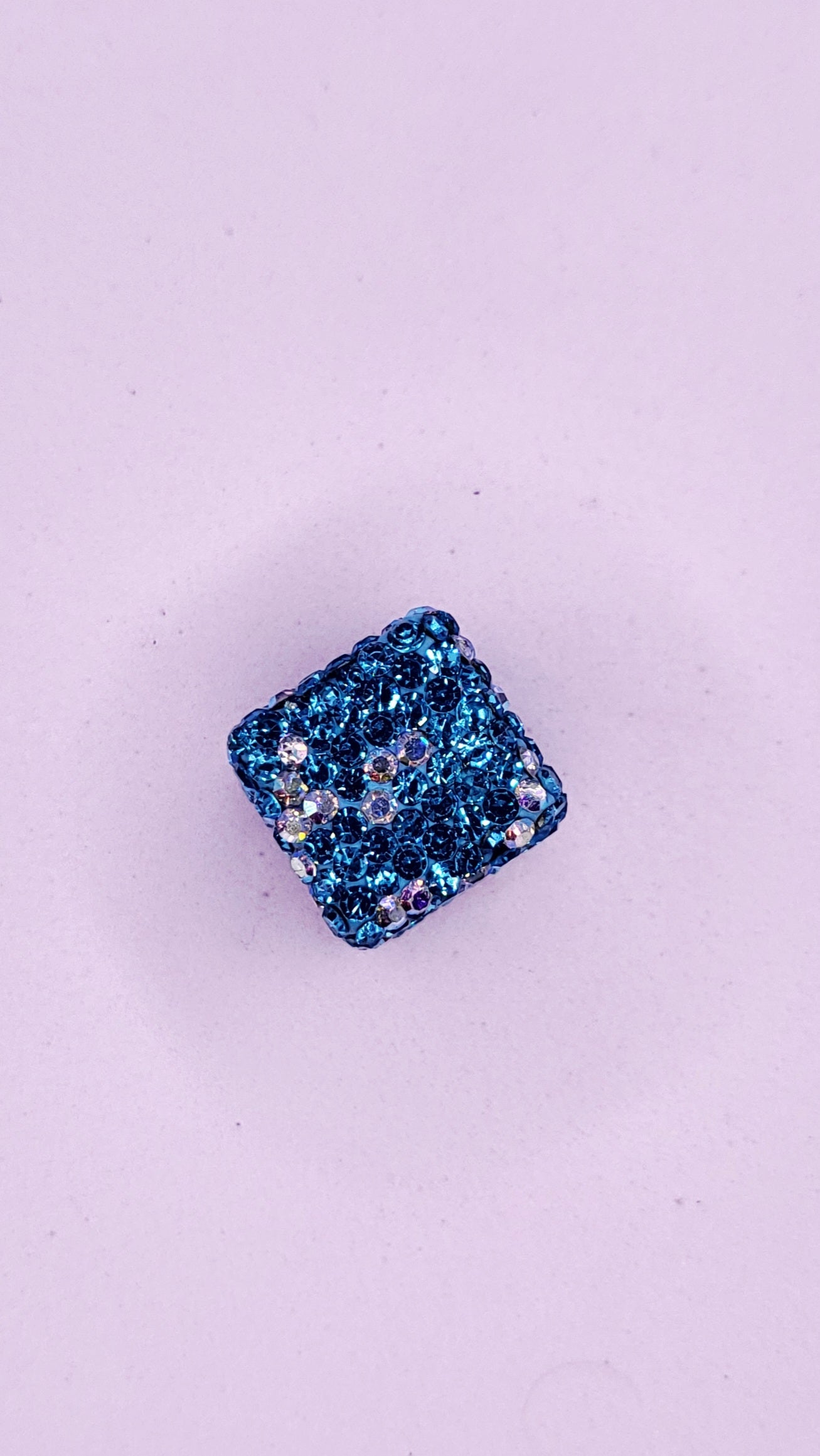 Crystal Cube Stacking Charm