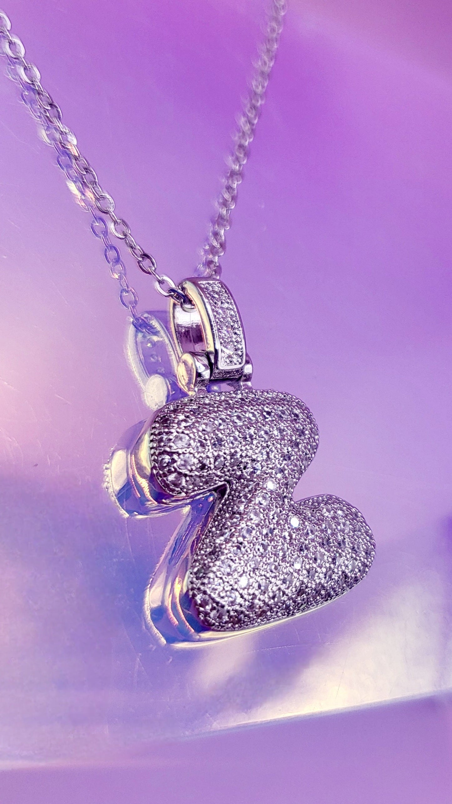 Crystal Initial Iced Necklace