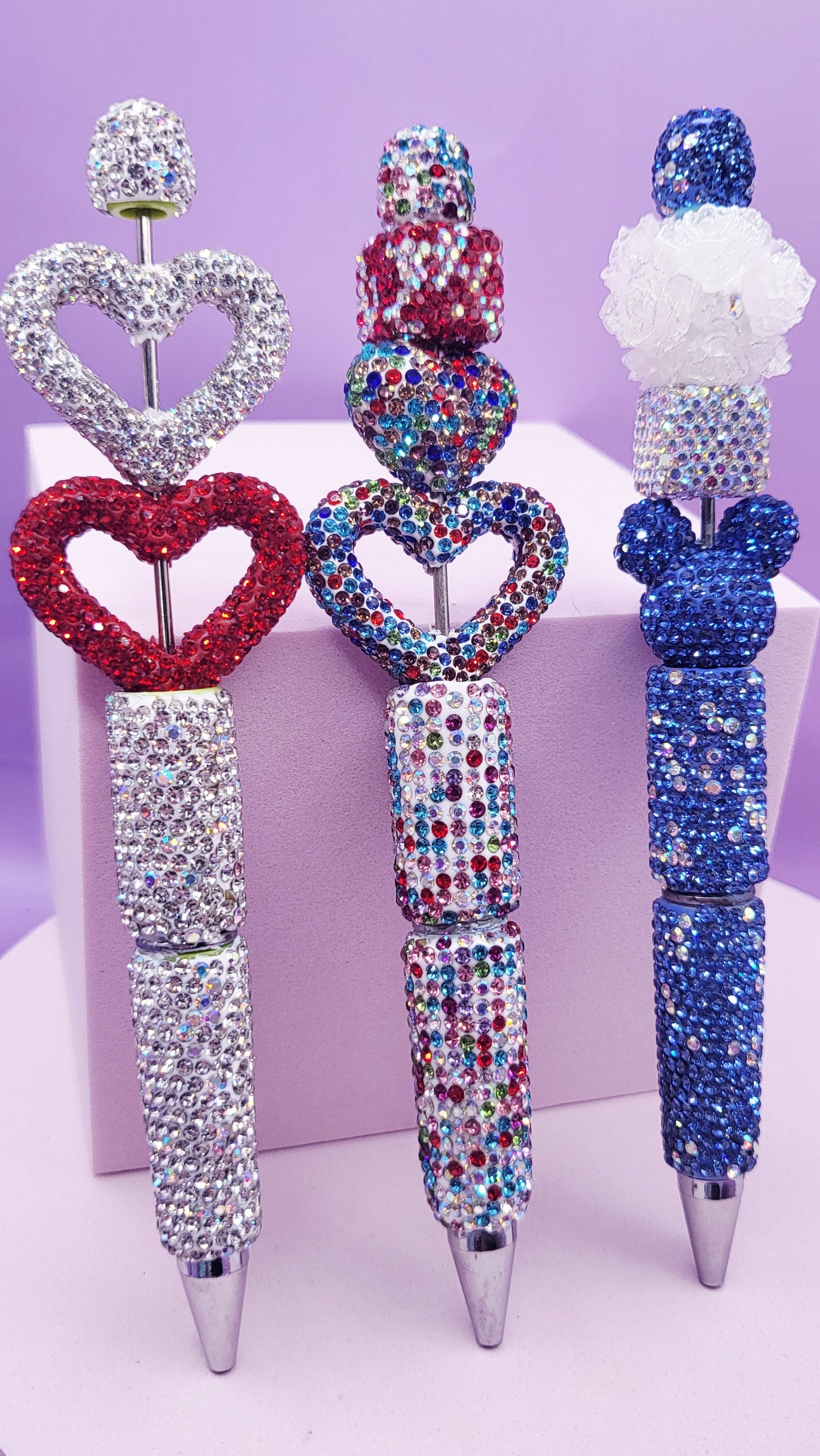 Crystal Charm Stacking Pen