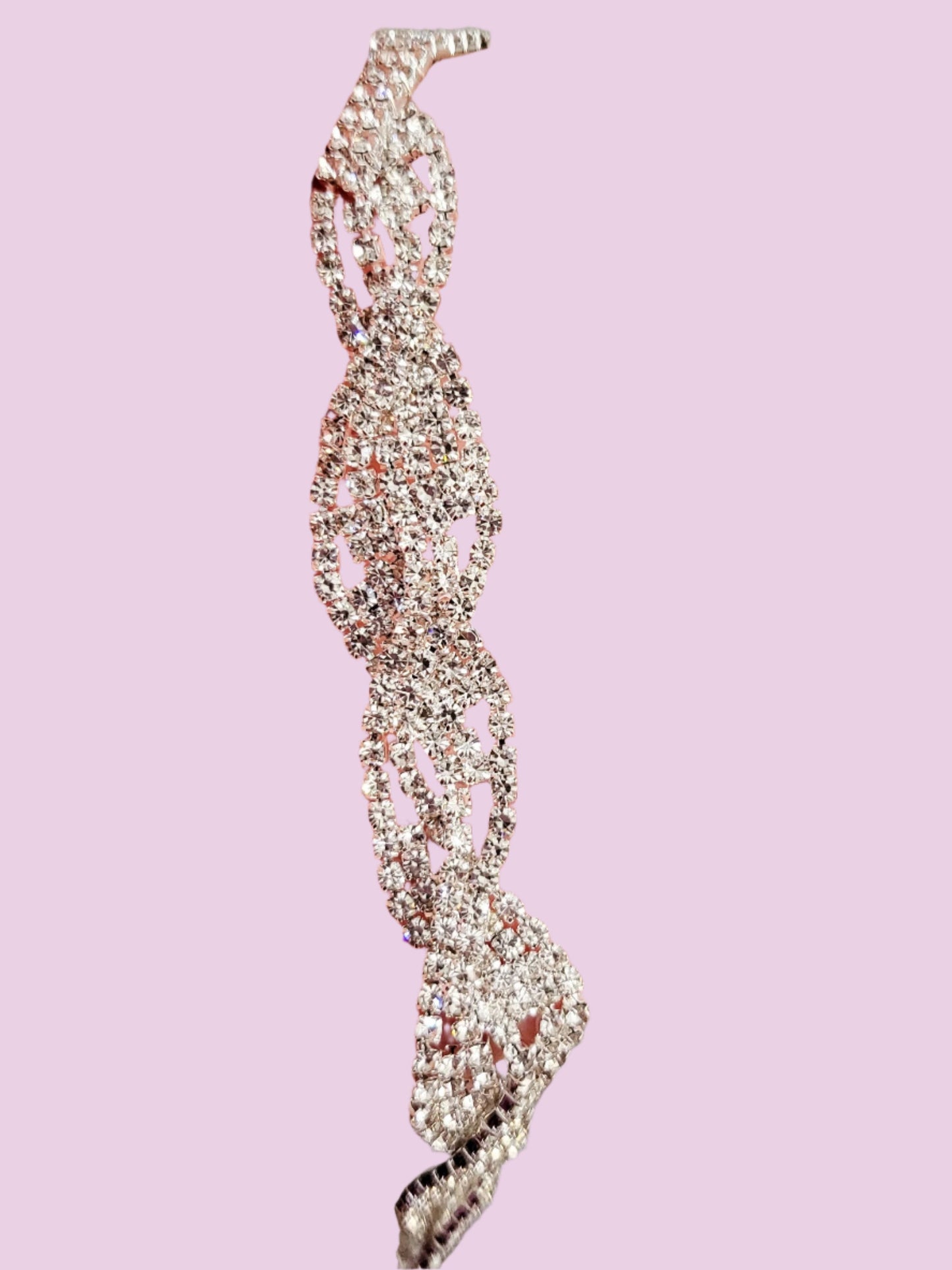 Gold Twist Crystal Bracelet