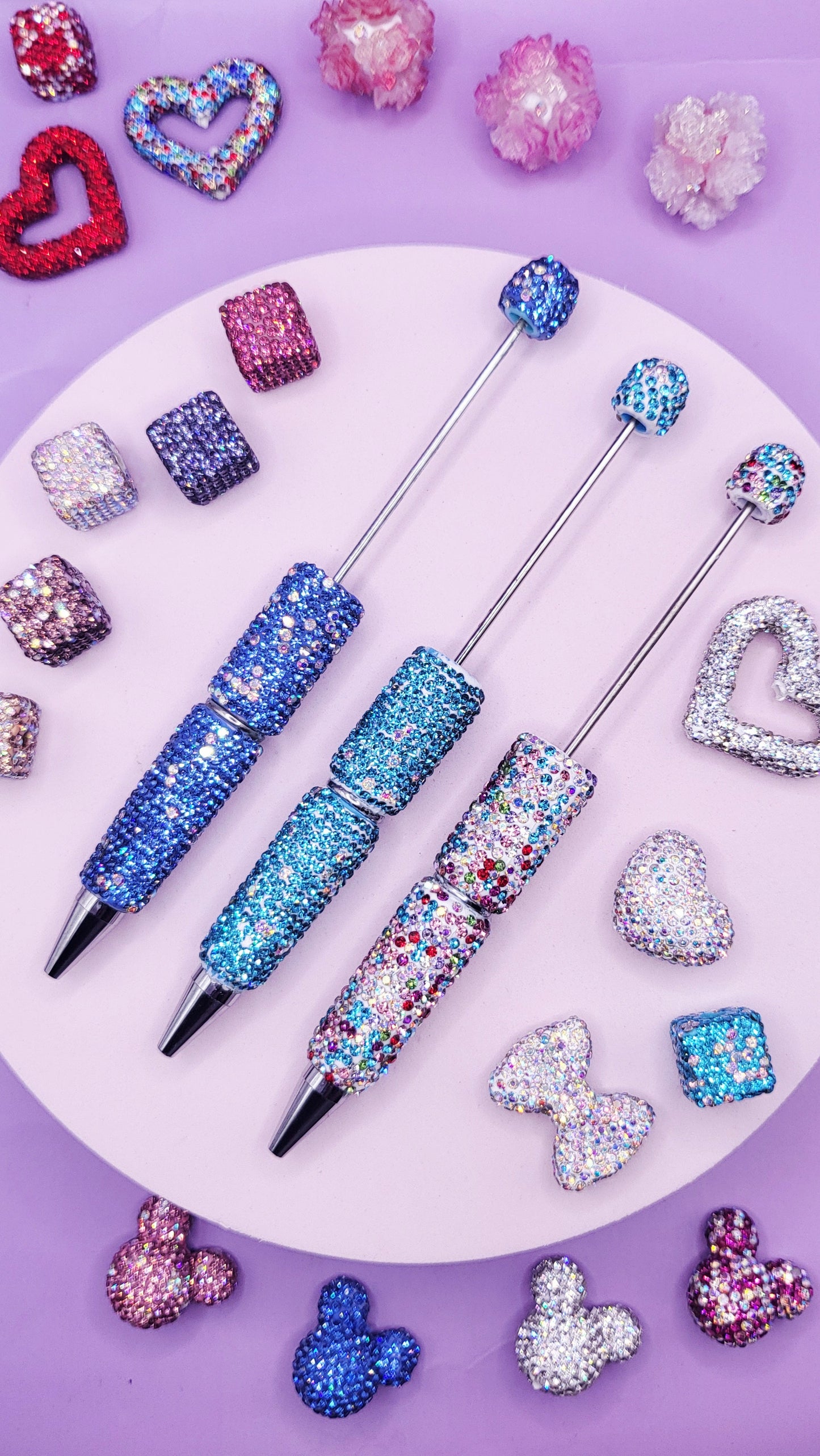 Crystal Charm Stacking Pen