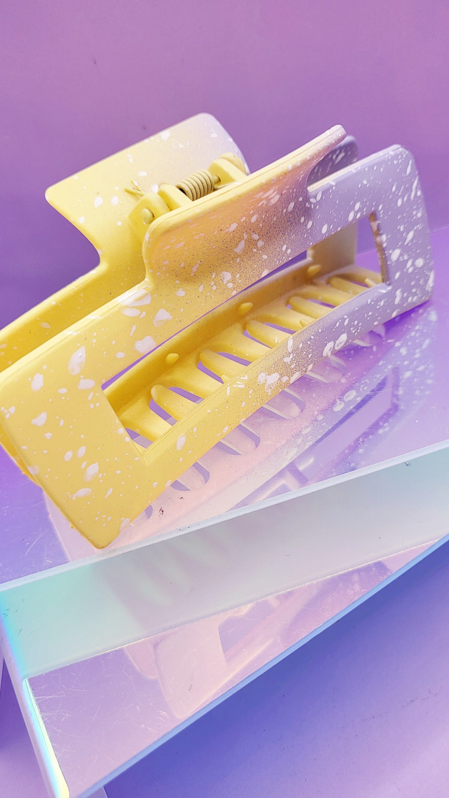 Neon Splash Hair Clamps Pack of 12