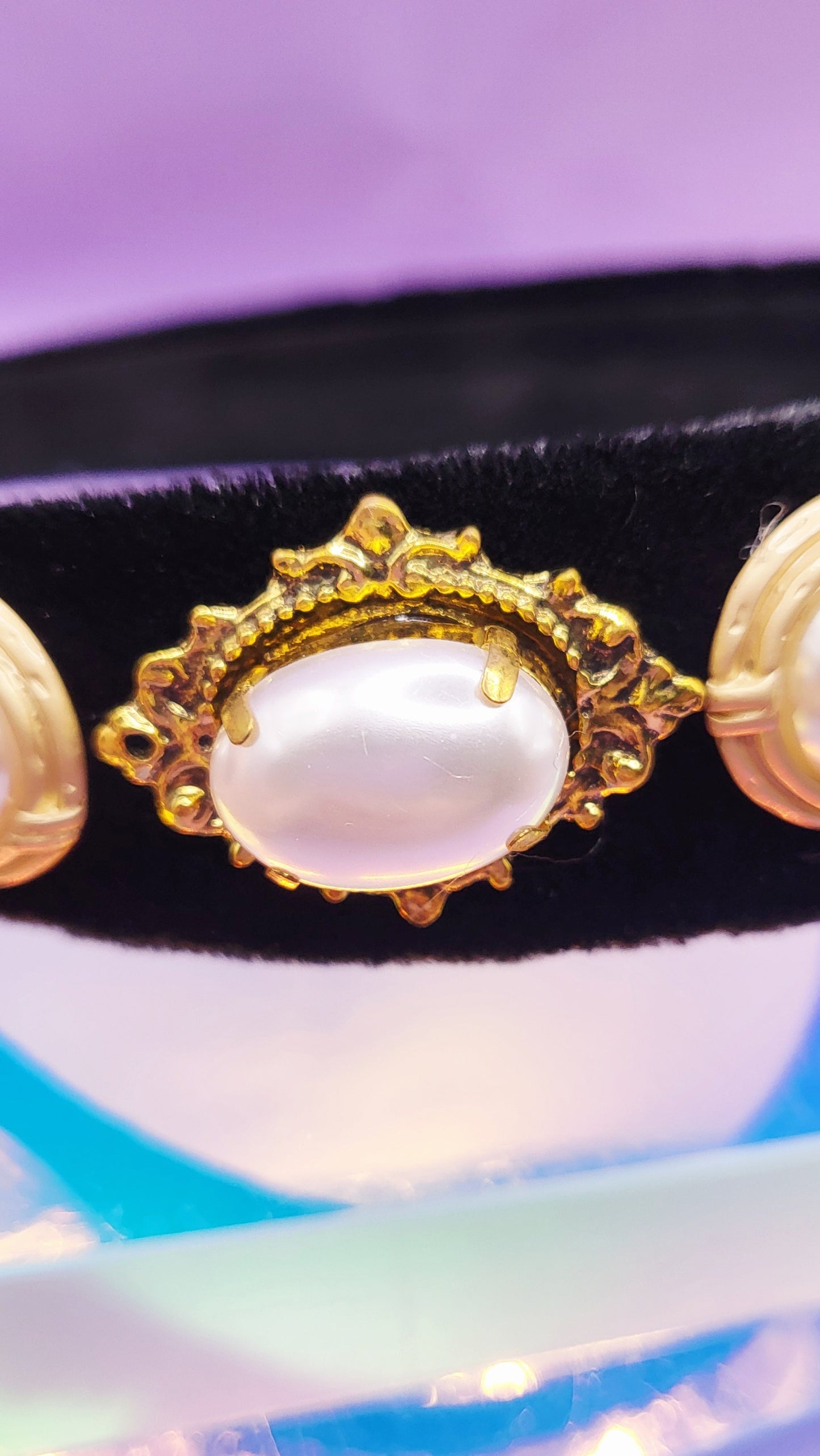 Divine Gold Pearl Hair band
