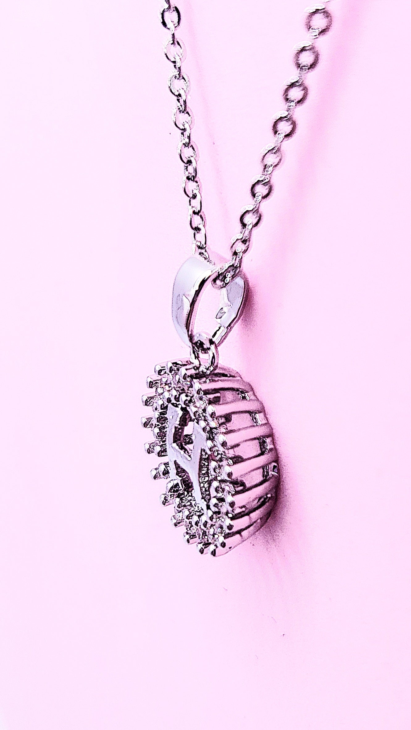 H Crystal Necklace
