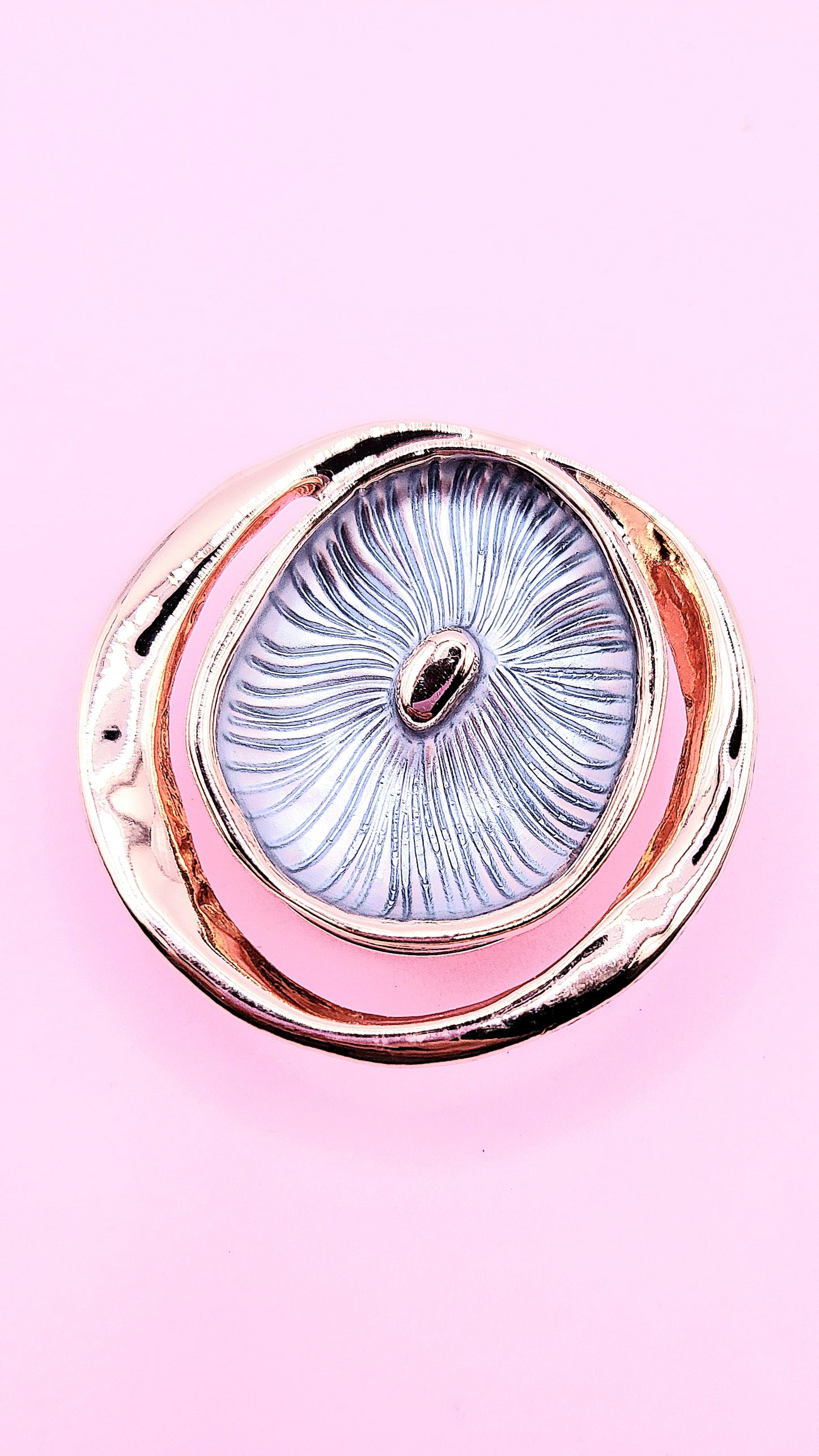 Abstract Magnetic Lilly Brooch