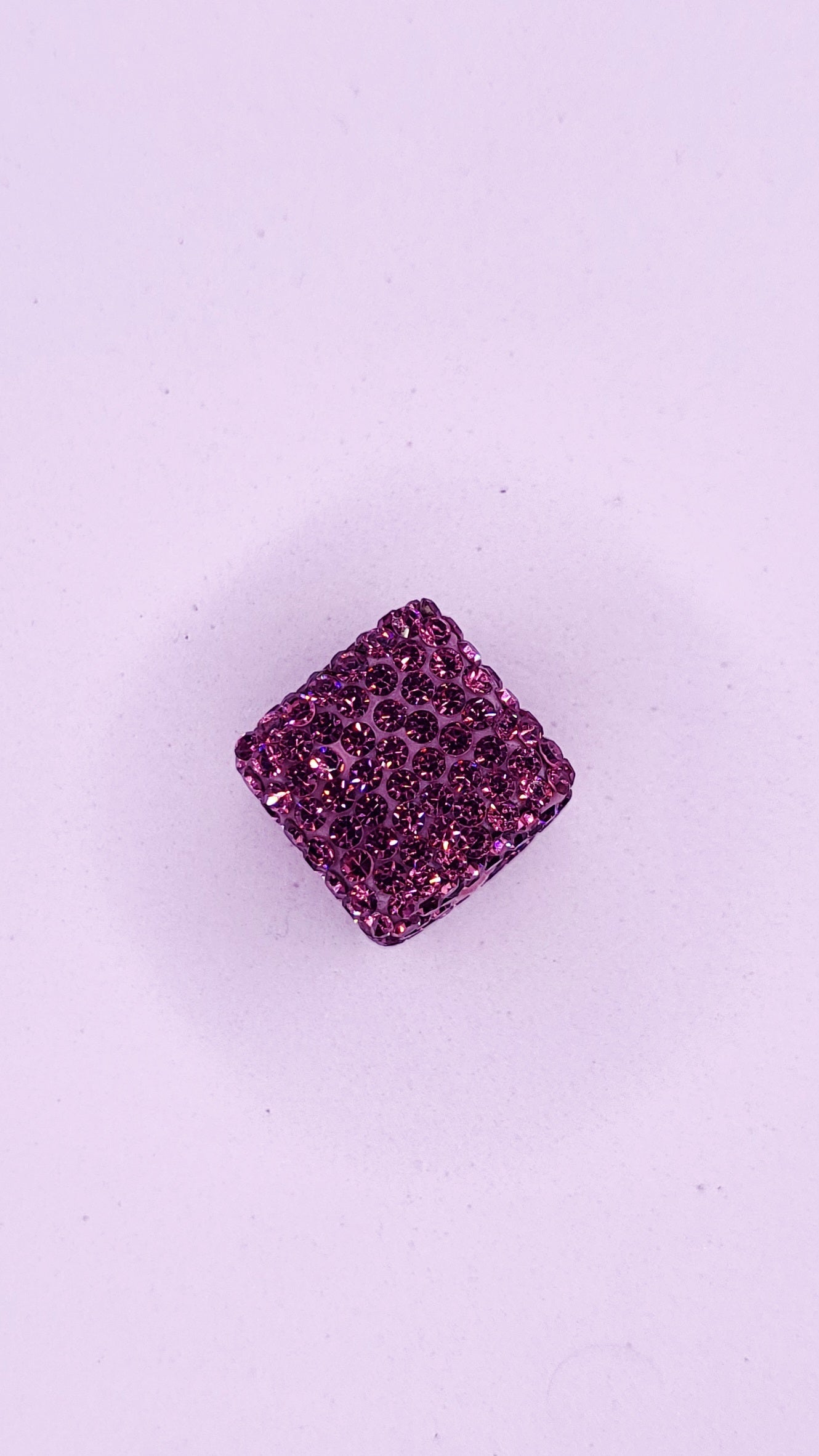 Crystal Cube Stacking Charm
