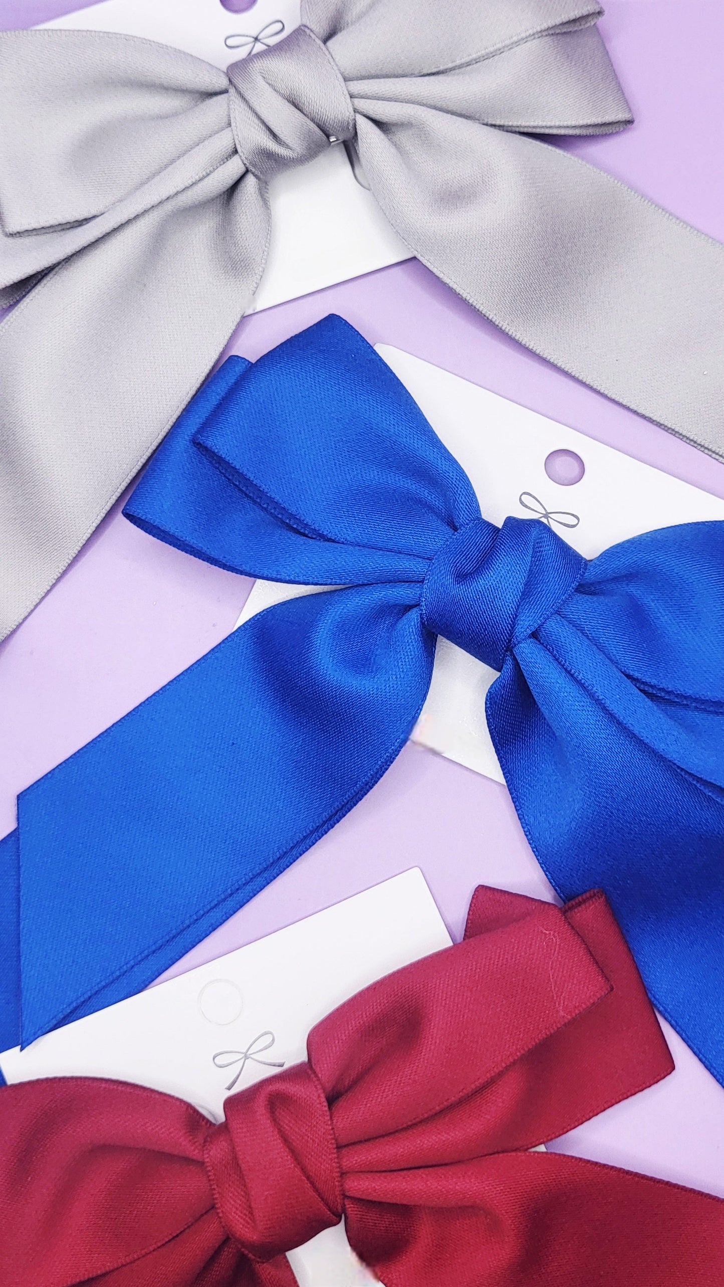 Hair Bow Clip Slide Pack of 12