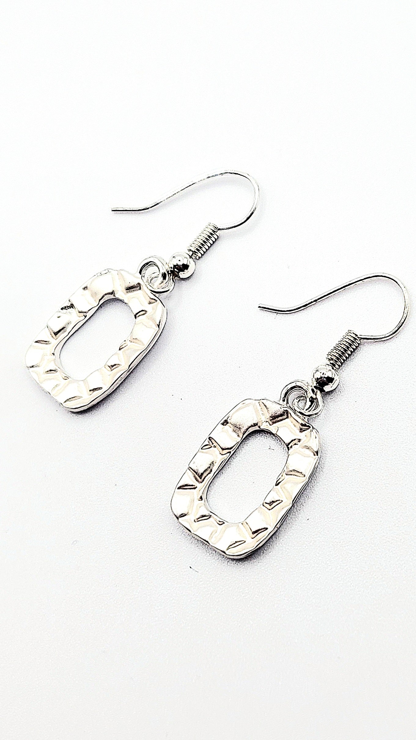 Abstract Square Necklace & Earrings Set