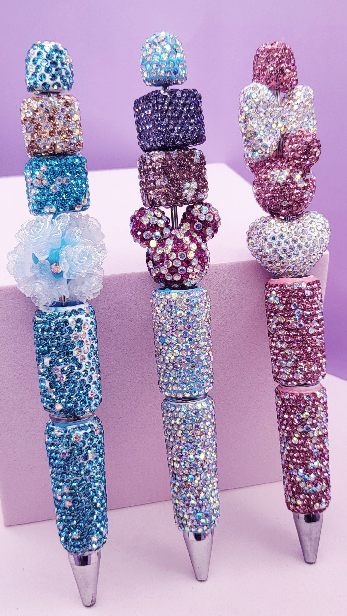 Crystal Charm Stacking Pen