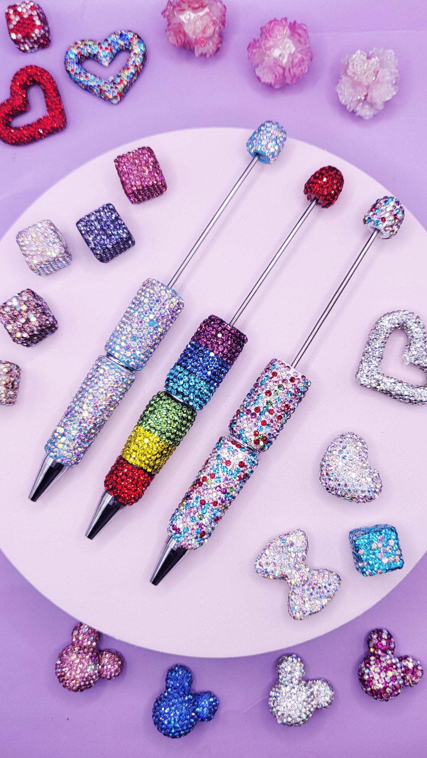 Crystal Charm Stacking Pen