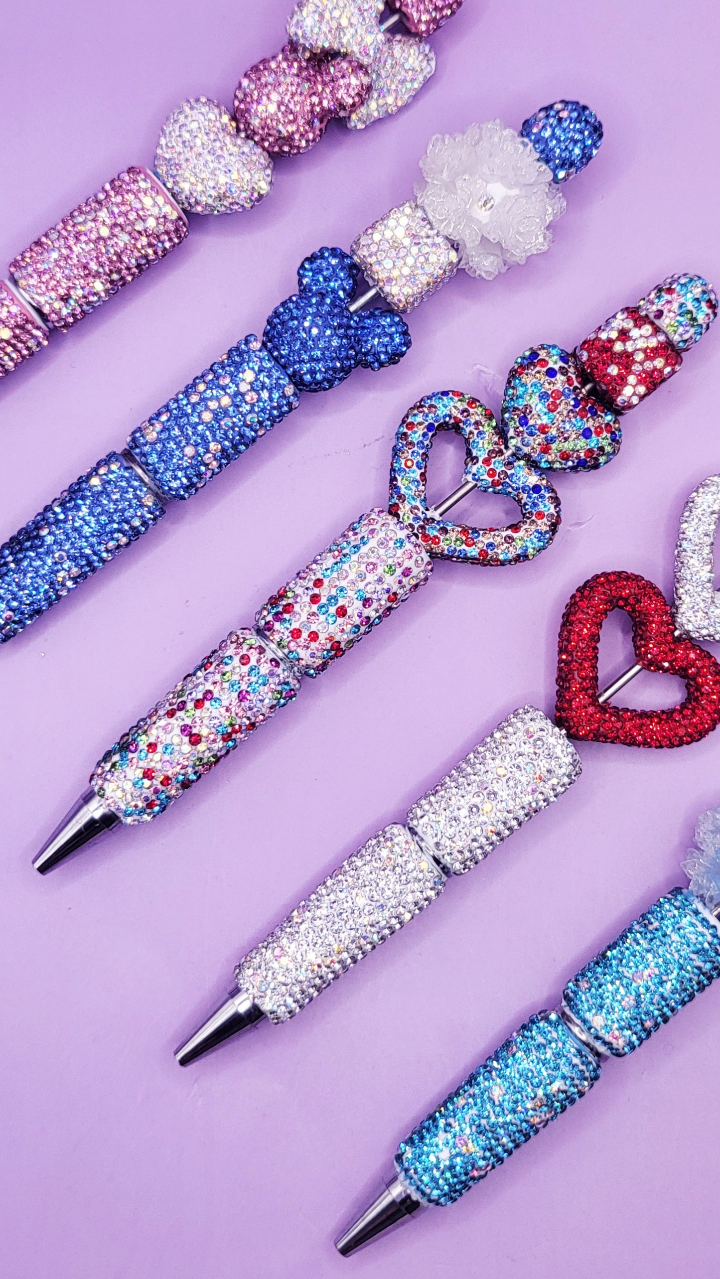 Crystal Charm Stacking Pen