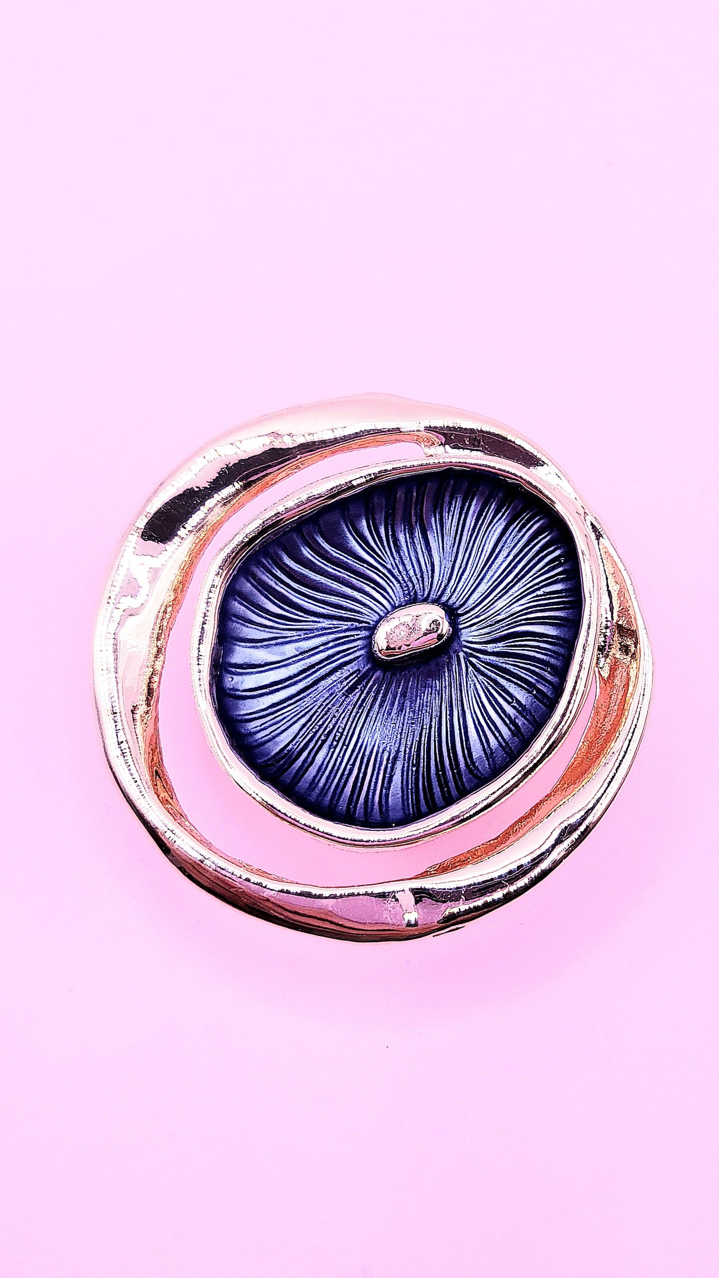 Abstract Magnetic Lilly Brooch