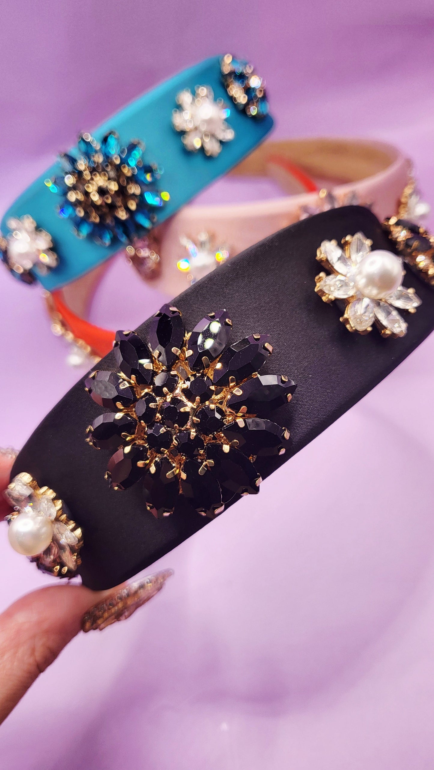 Crystal Flower Hair band