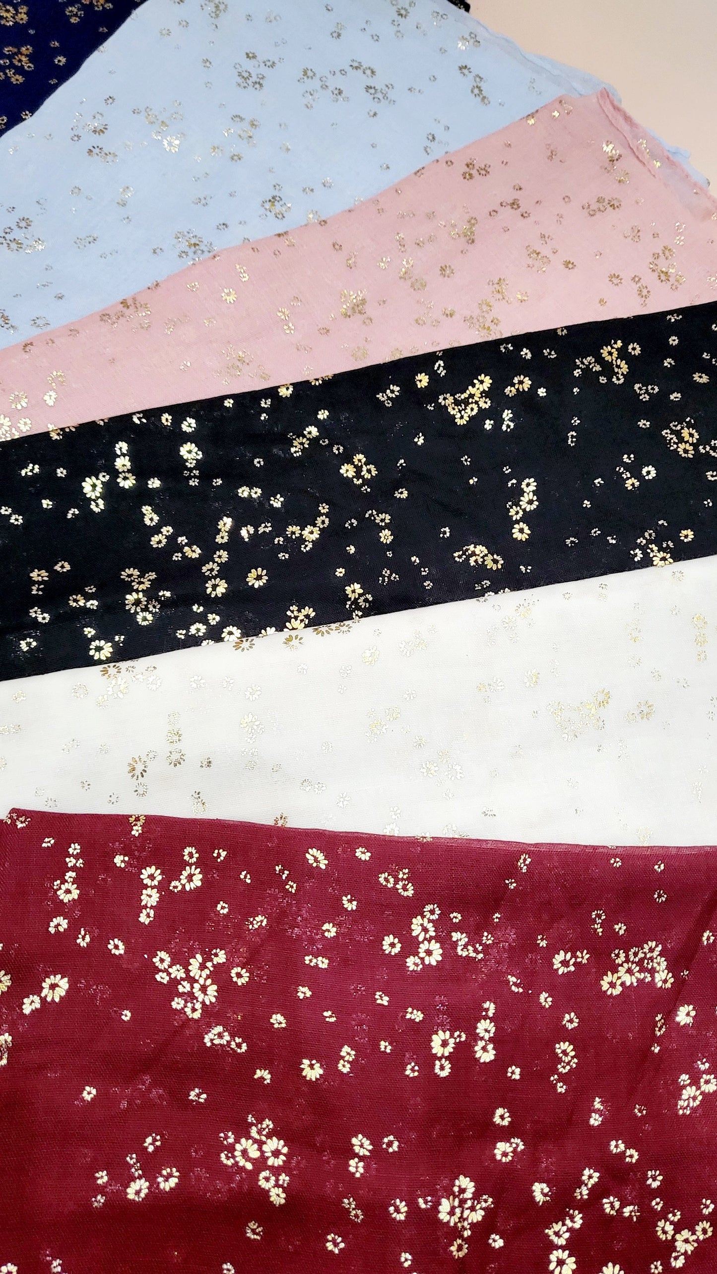 Flower Cluster Shimmer Scarf Pack of 12