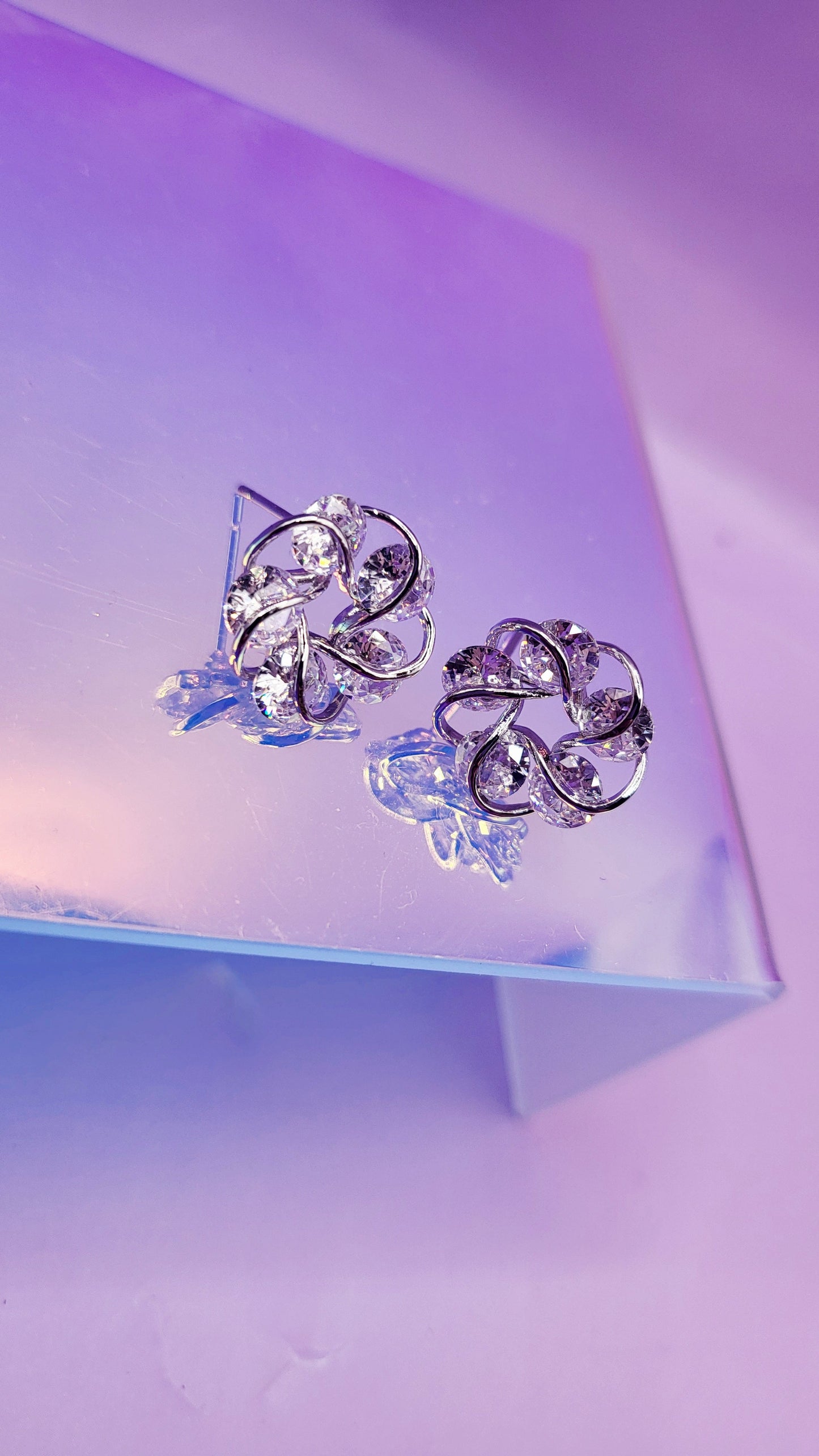 Eternal Crystal Stud Earrings