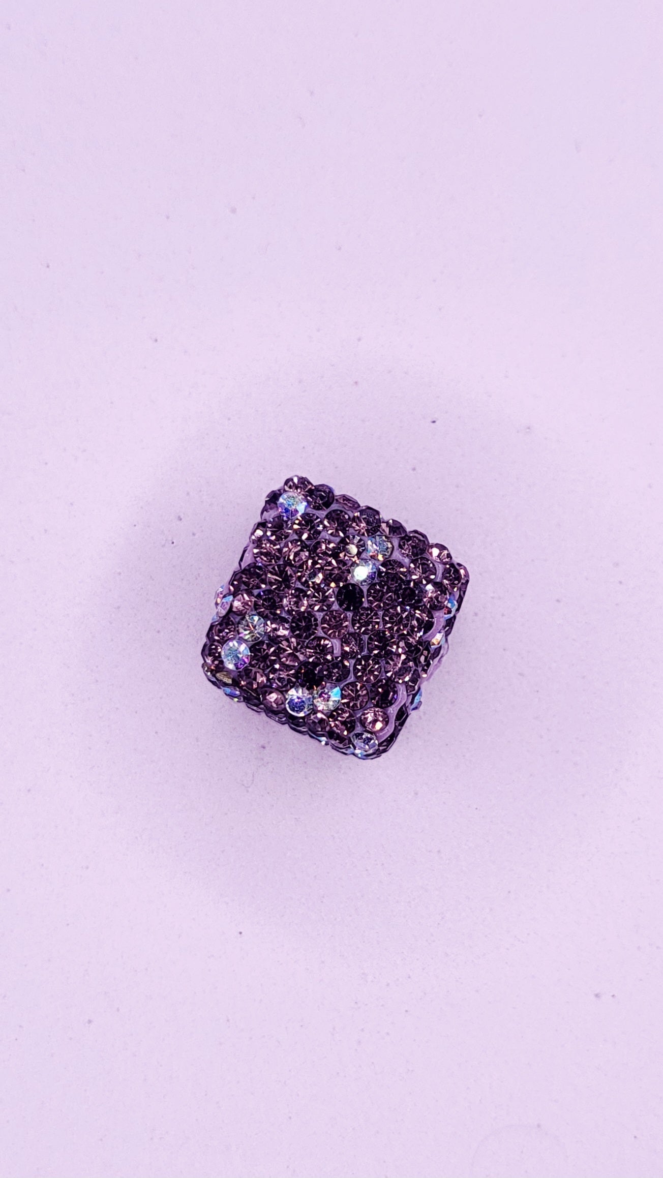 Crystal Cube Stacking Charm