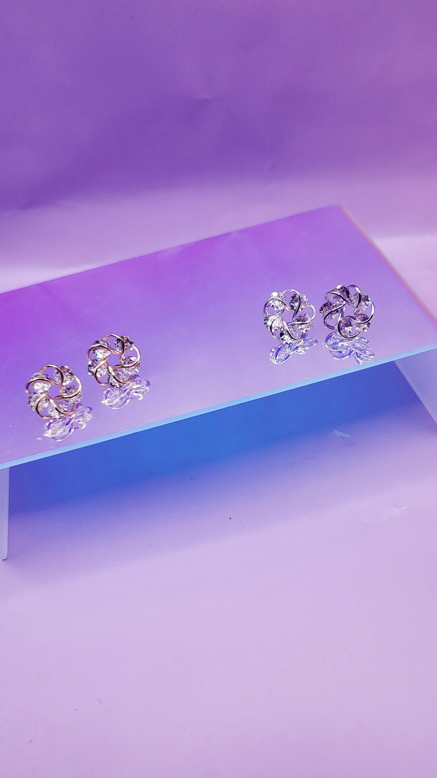 Eternal Crystal Stud Earrings