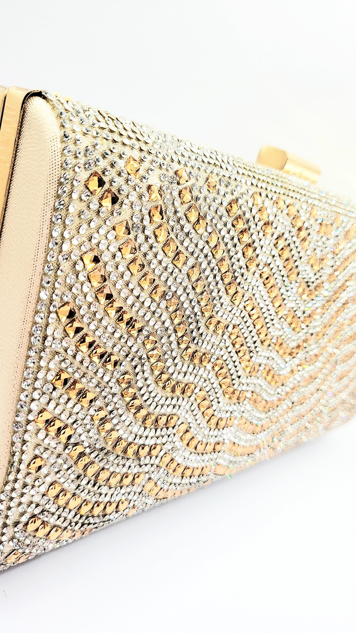 Mirrored Box Clutch Bag