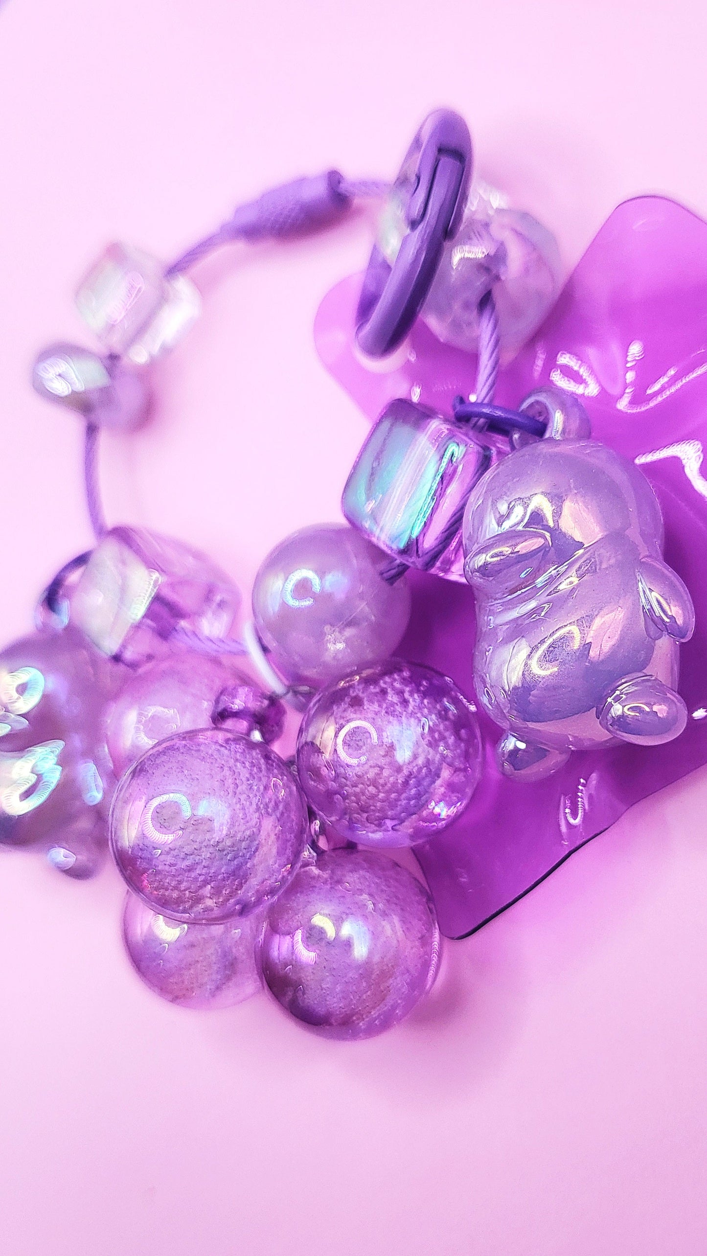 Baby Penguin Bubble Keyring, Phone Charm & Bag Accessory