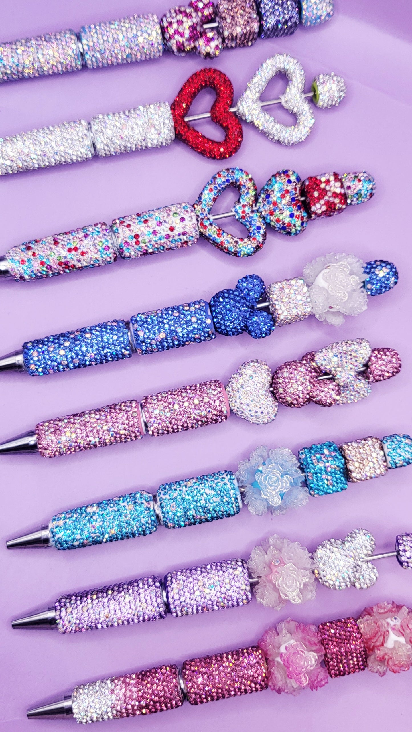 Crystal Charm Stacking Pen