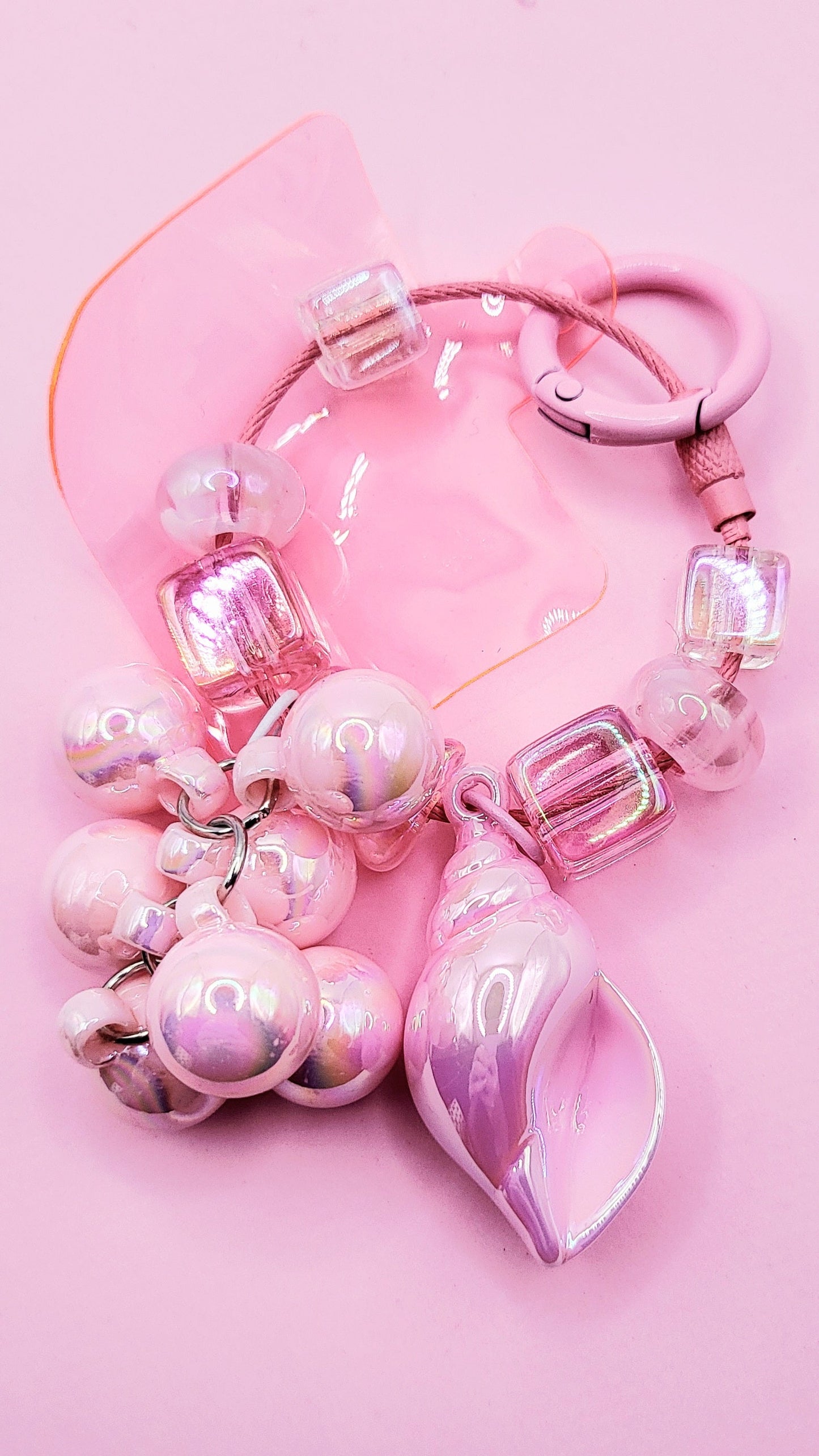Shell Bubble Keyring, Phone Charm & Bag Accessory